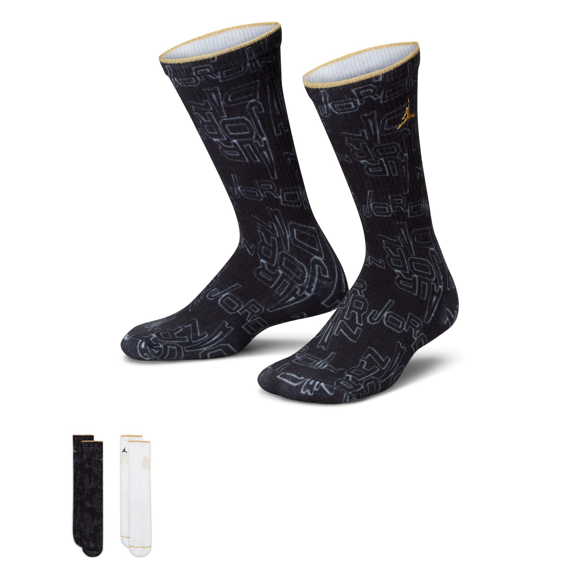 Jordan Crew Socks (2 Pairs) image number 3