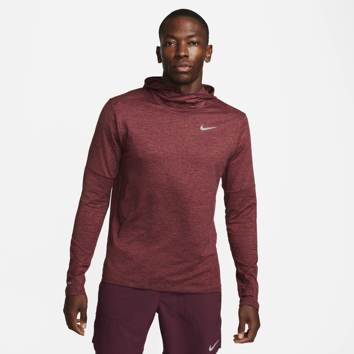 Buy Nike Dri-FIT Men's UV Running Hoodie Night Maroon/Cedar