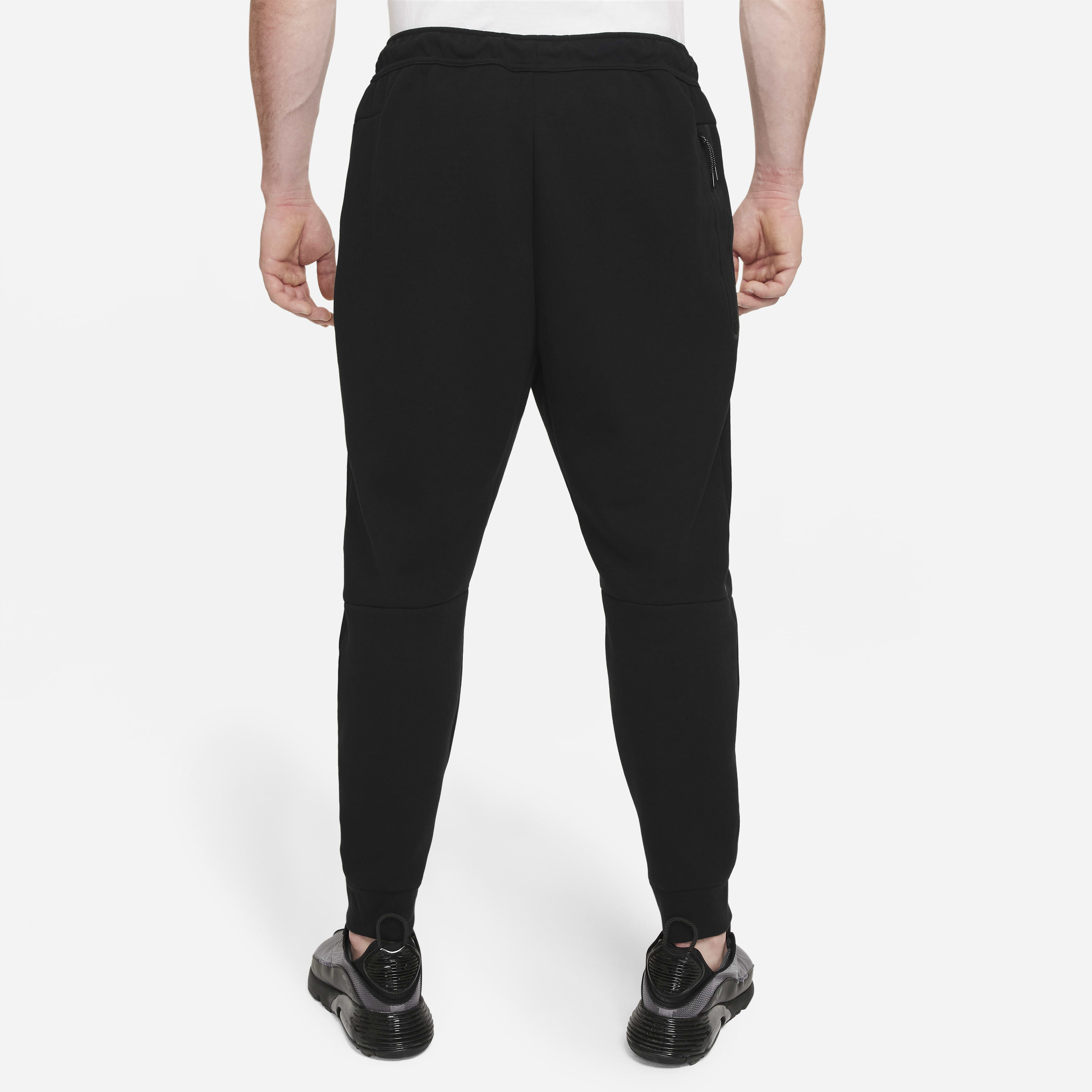 Buy Nike Sportswear Tech Fleece Men s Joggers Black Dark Grey Heather White Nike Saudi Official
