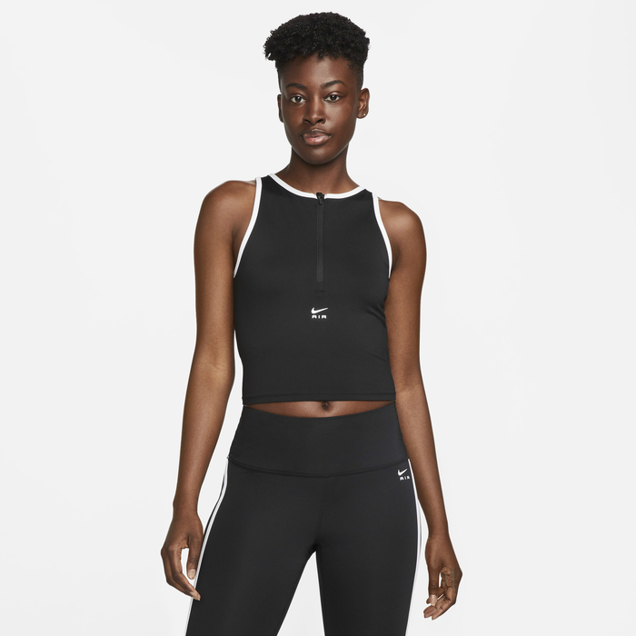 Nike Air Nike Crop Vest Top Nike Running Air Dri-FIT Half Zip Crop
