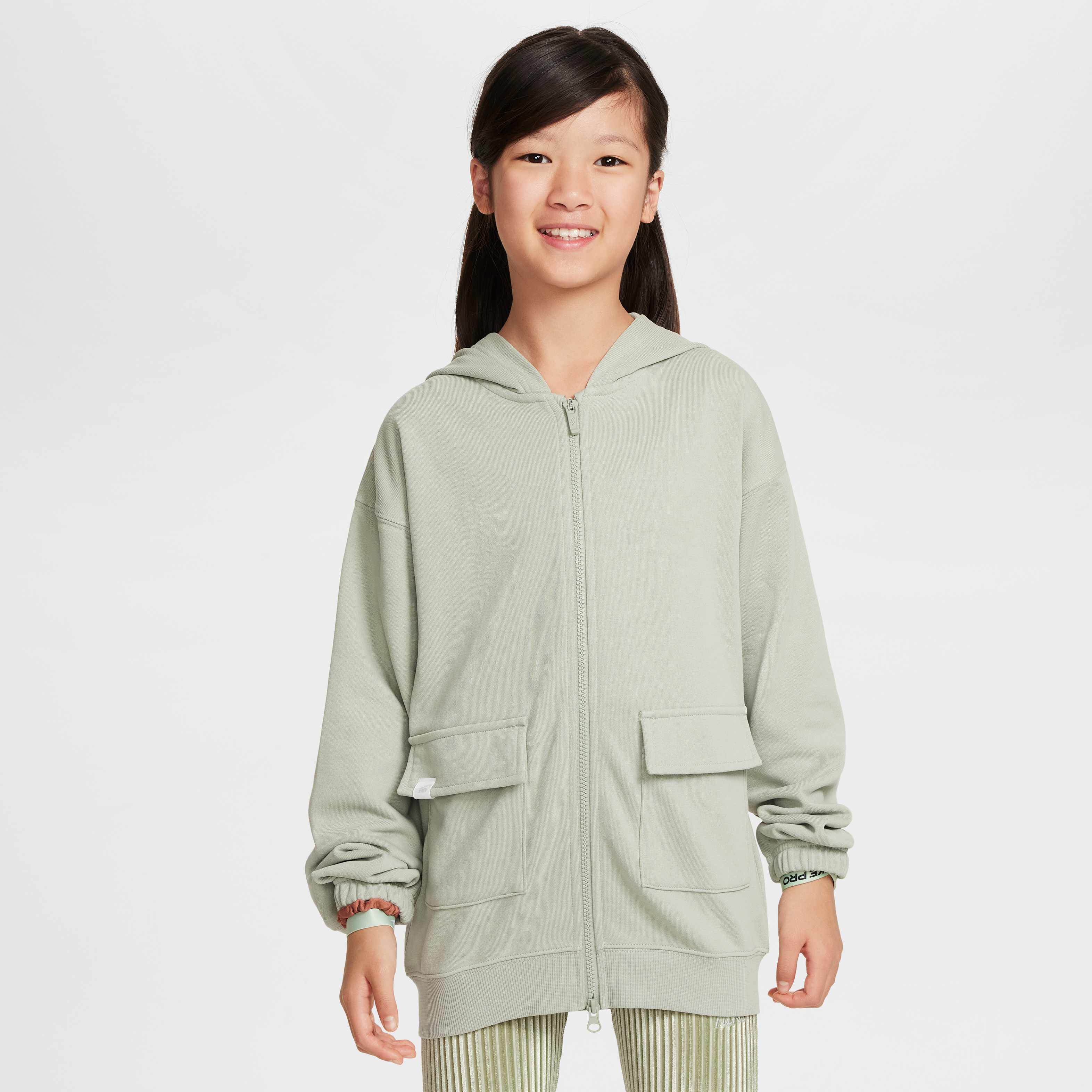 Buy Nike Sportswear Girls Dri FIT Oversized Fleece Hoodie Nike Saudi Official