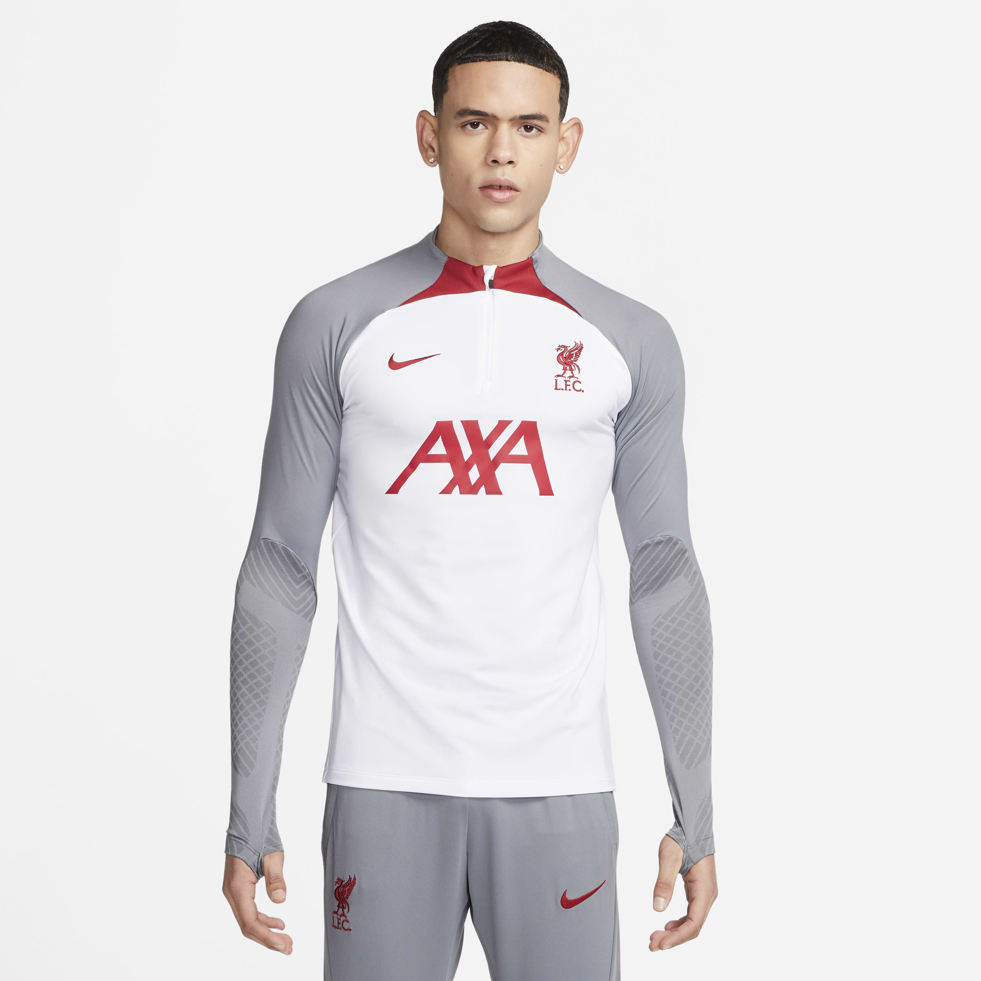 Buy Liverpool Strike Men's Nike Dri-FIT Football 1/4-Zip Drill Top