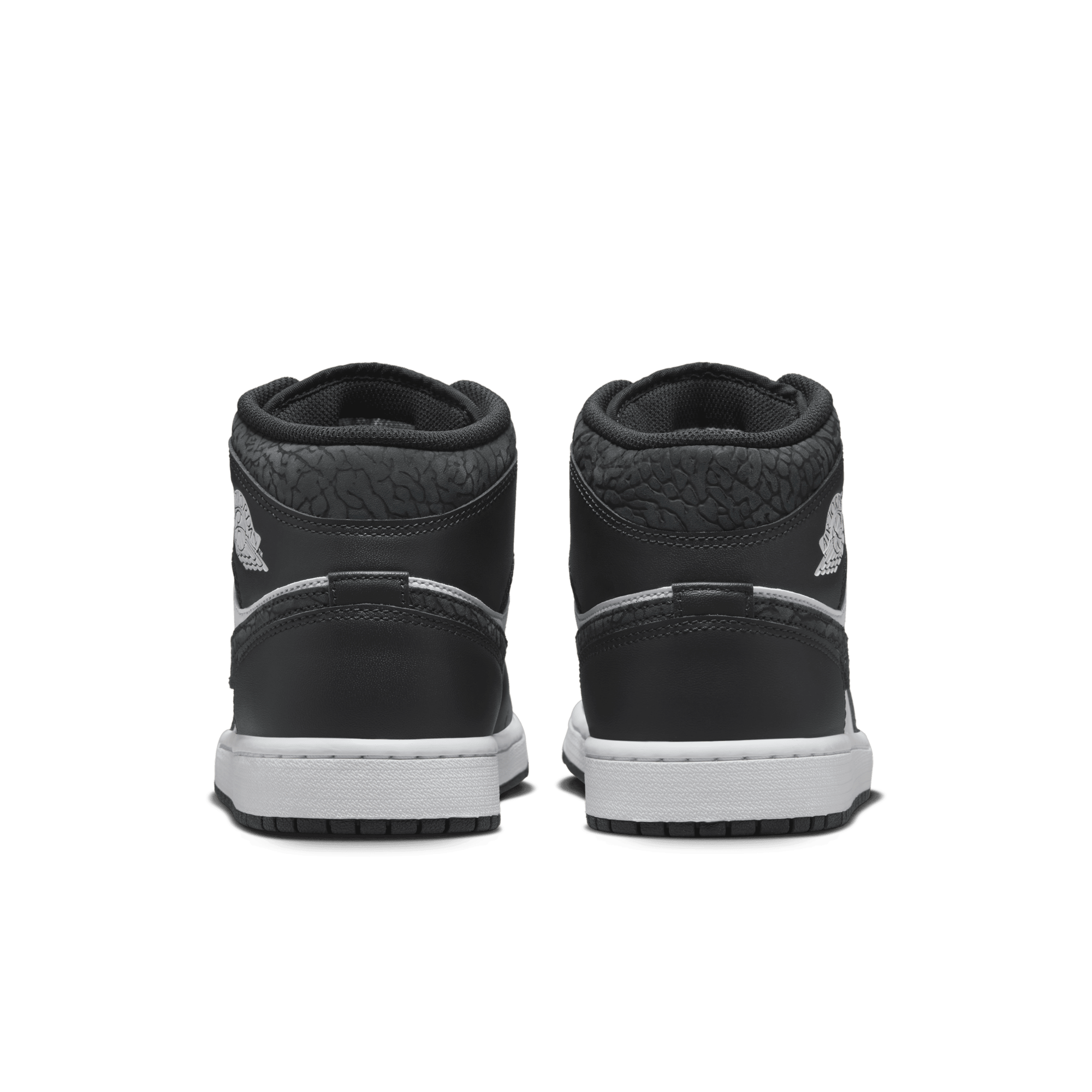 Air jordan mid best sale noir