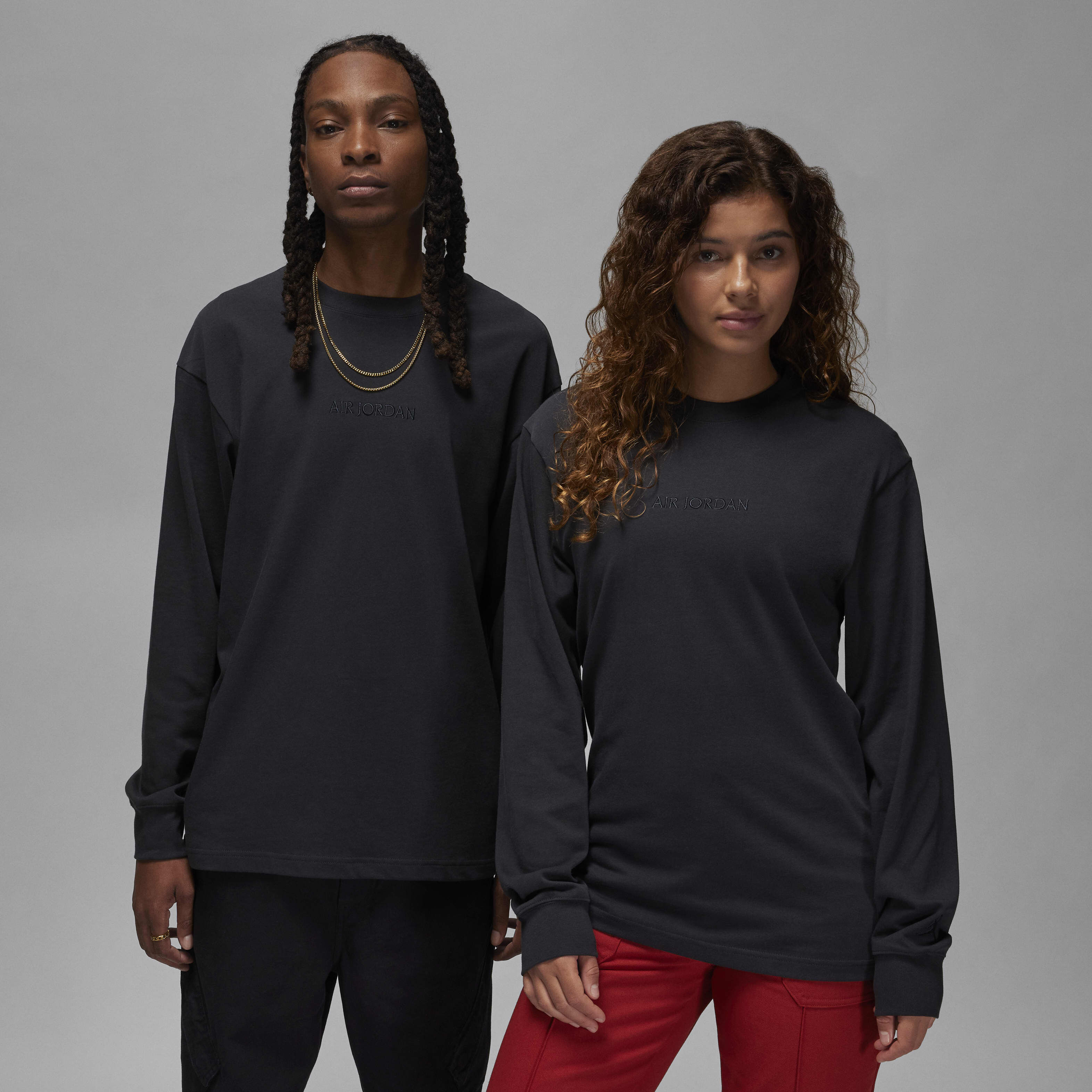 Tシャツ・カットソー Nike Air Jordan Wordmark Men's Long Sleeve T-Shirt FZ9752-13 Buy Jordan Wordmark Men's Long-Sleeve T-Shirt - Off-Noir
