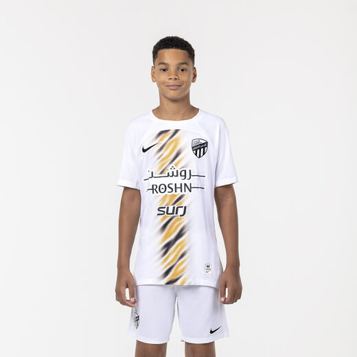 Trending Jerseys-Nike, Al-Ittihad F.C. 2024/25 Stadium Away Jersey, Older Kids' Nike Dri-FIT Football Shirt