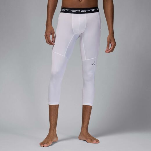 Men's Leggings-JRDN, Jordan Sport, Men's Dri-FIT 3/4-Length Tights