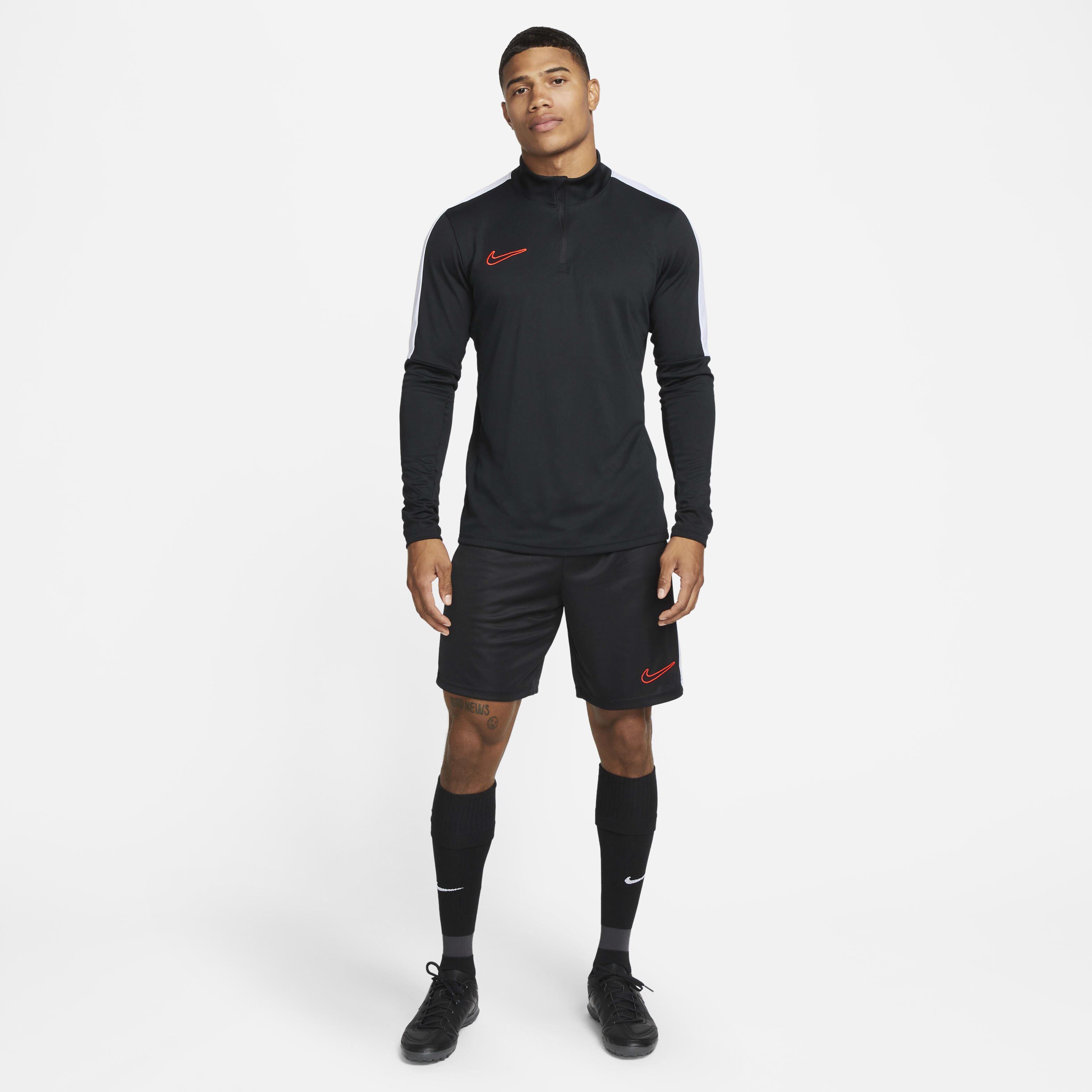 期間限定特別価格 Buy Nike Academy Men's Dri-FIT 1/2-Zip Football Top - Black ウェア