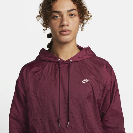 Maroon pullover windbreaker hotsell