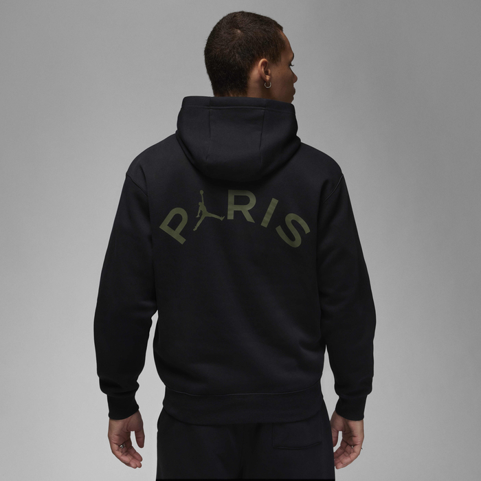 Buy Paris Saint-Germain Men's Fleece Pullover Hoodie Black/Cargo