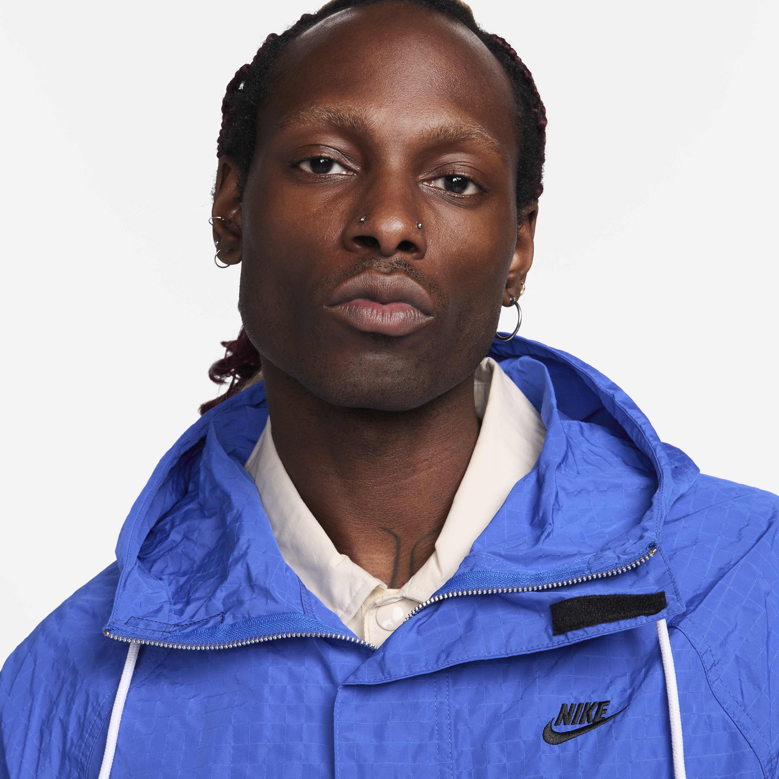 Buy Nike Club Men s Bandon Jacket Game Royal Black Nike Saudi Official