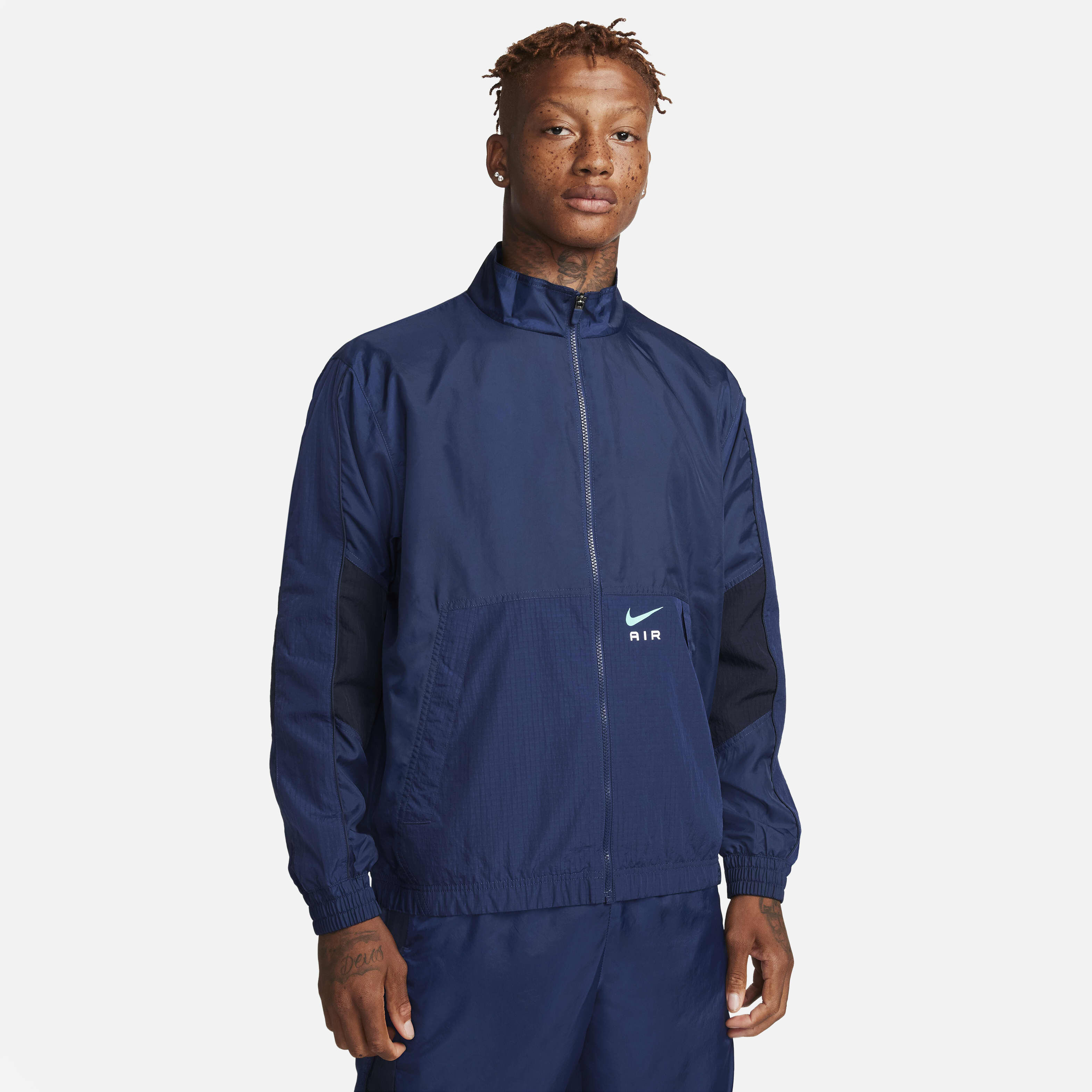Buy Nike Air Men's Woven Tracksuit Jacket - Midnight Navy/Dark