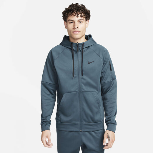 Training & Gym Hoodies & Sweatshirts-Nike, Nike Therma, Men's Therma-FIT Full-Zip Fitness Top