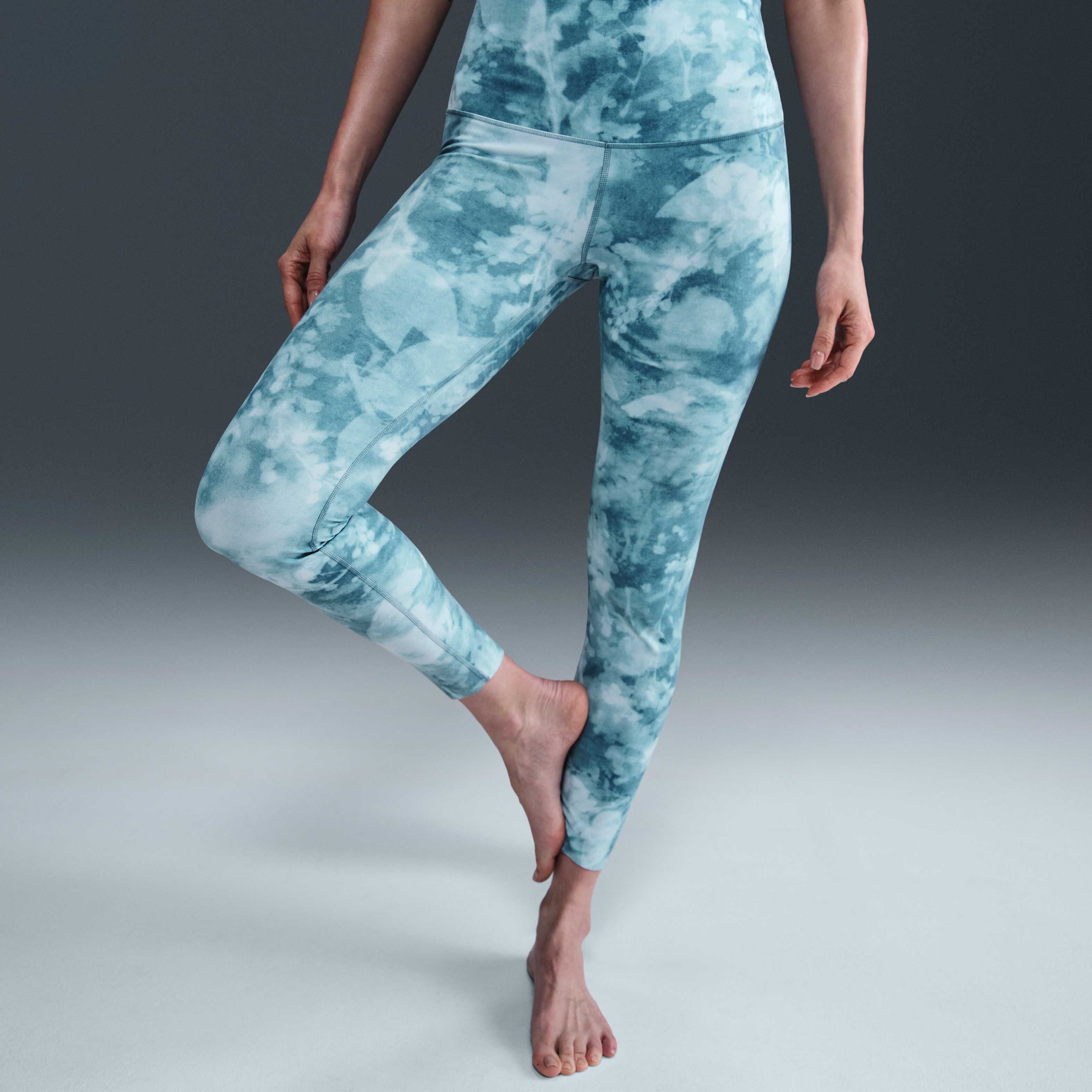 ☆NIKE☆Nike Zenvy Tie-Dye Gentle-Support High-Waisted Nike Zenvy Tie-Dye Women's Gentle-Support High-Waisted 7/8
