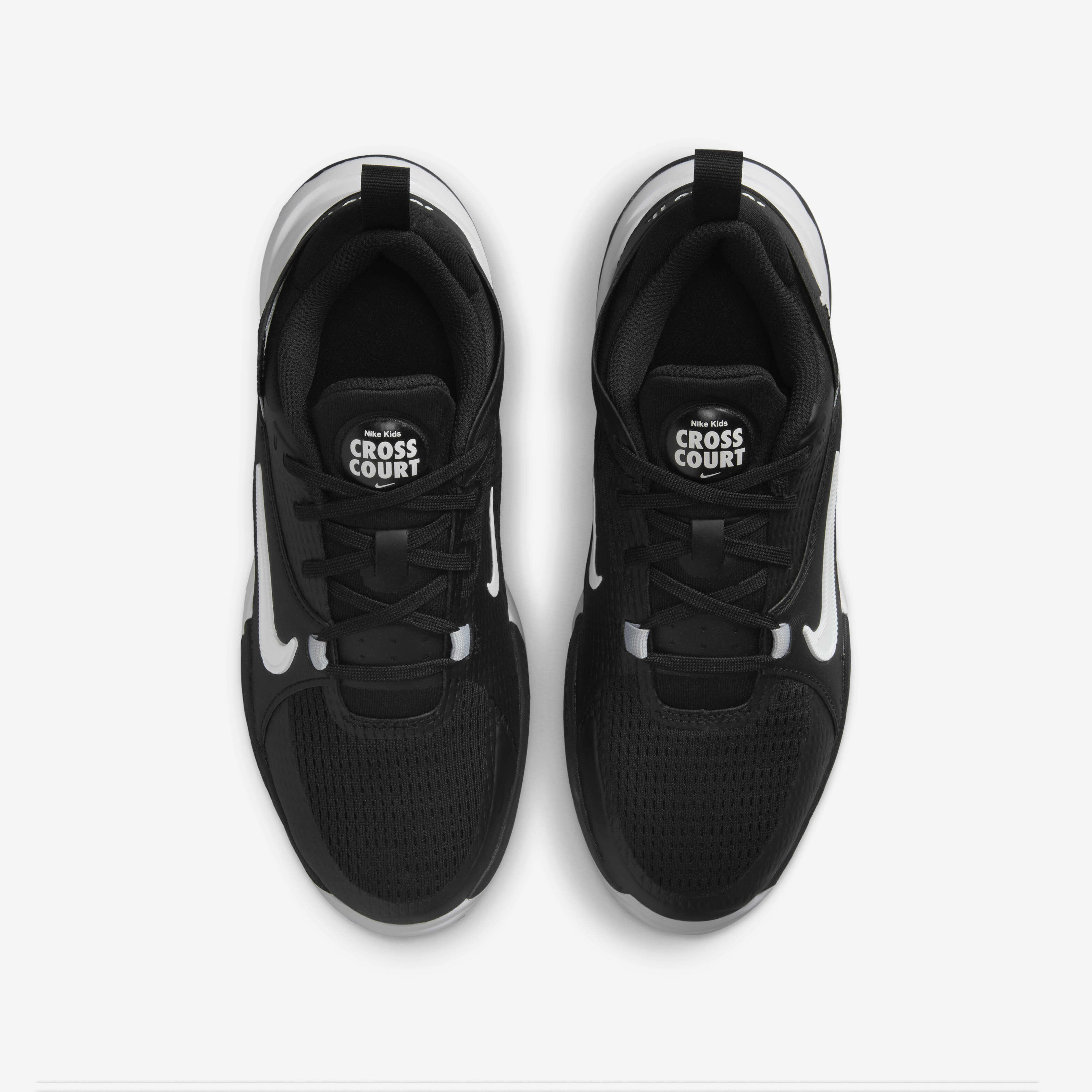 Buy Nike Crosscourt Younger/Older Kids' Shoes - Black/Wolf Grey