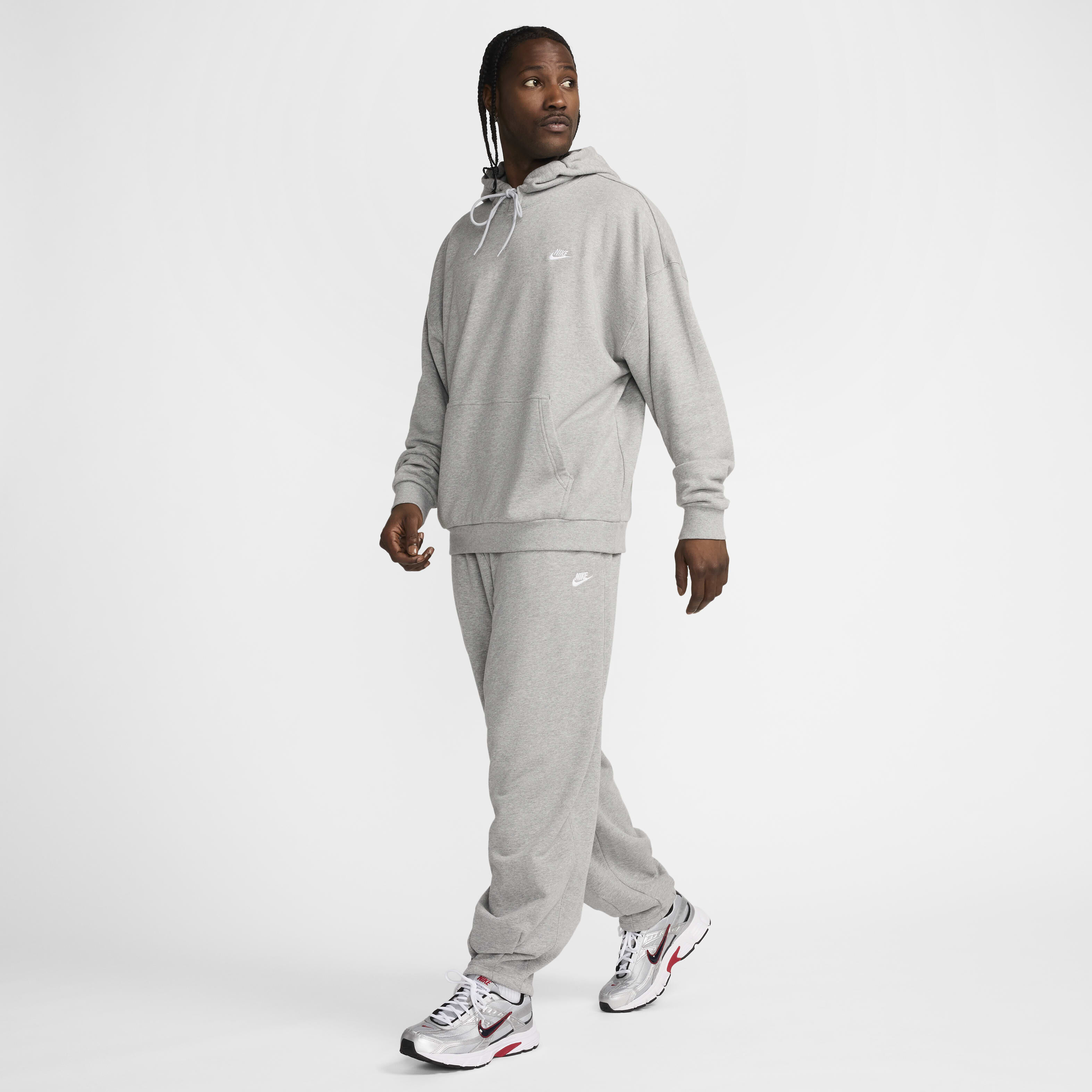 Buy Nike Club Fleece Men s Oversized French Terry Pullover Hoodie Nike Saudi Official
