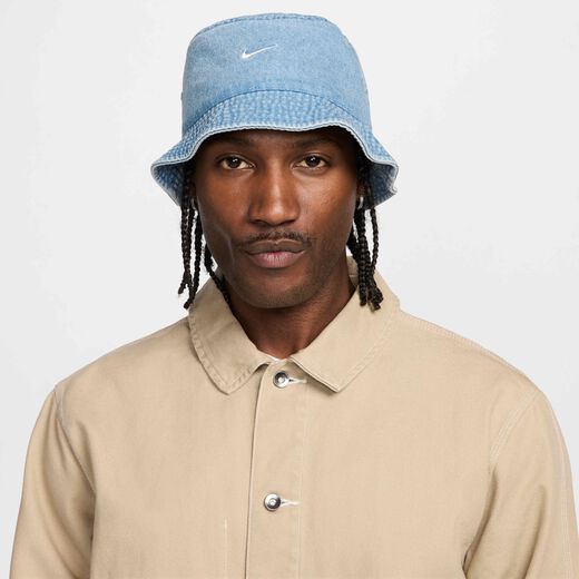 Men's Bucket Hats Sale-Nike, Nike Apex, Denim Bucket Hat