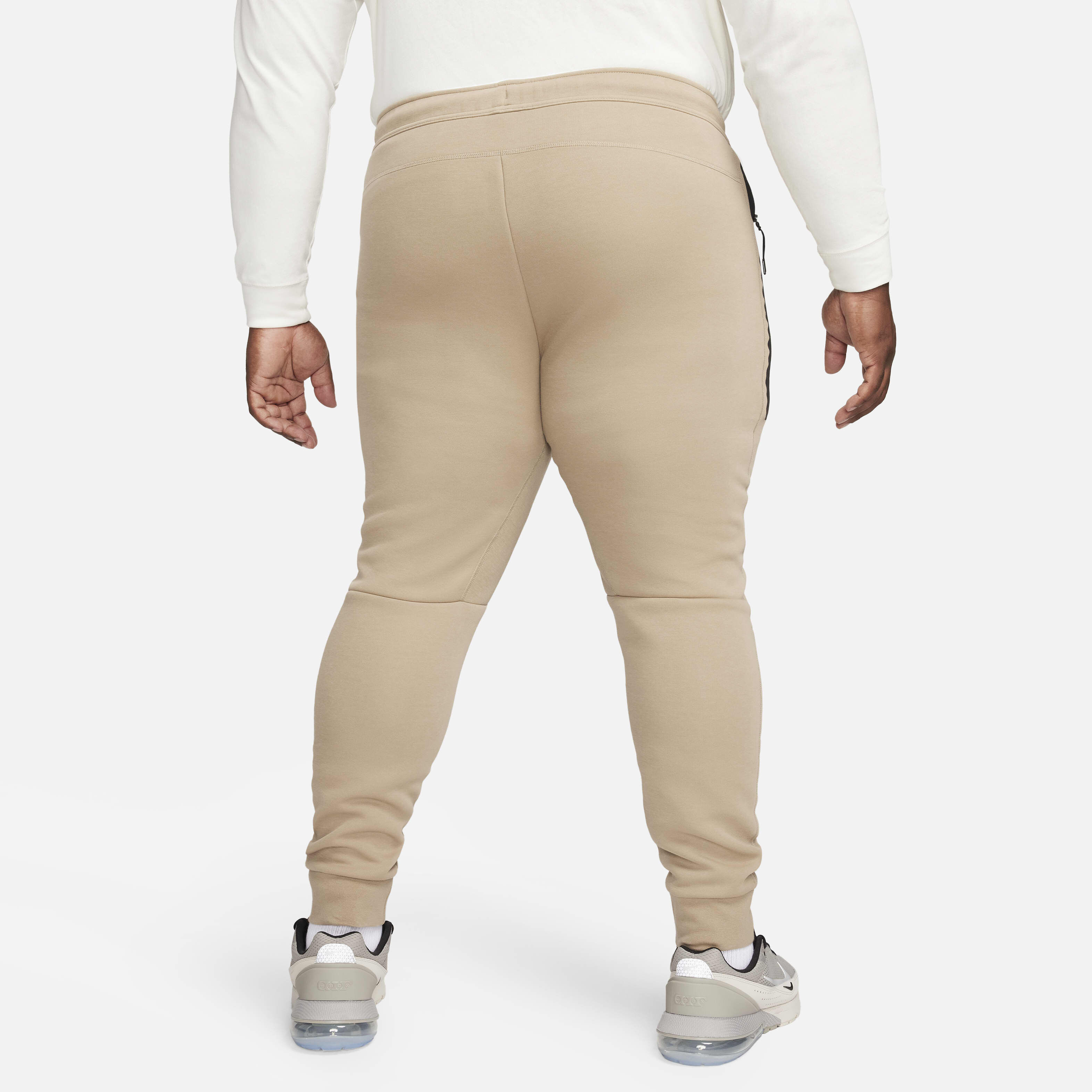 Buy Nike Sportswear Tech Fleece Men s Joggers Khaki Black Nike Saudi Official