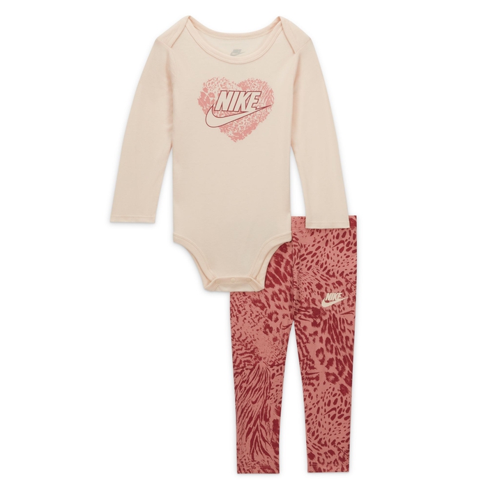 Nike Animal Print Bodysuit and Leggings Set image number 0 Nike Animal Print Bodysuit and Leggings Set image number 0