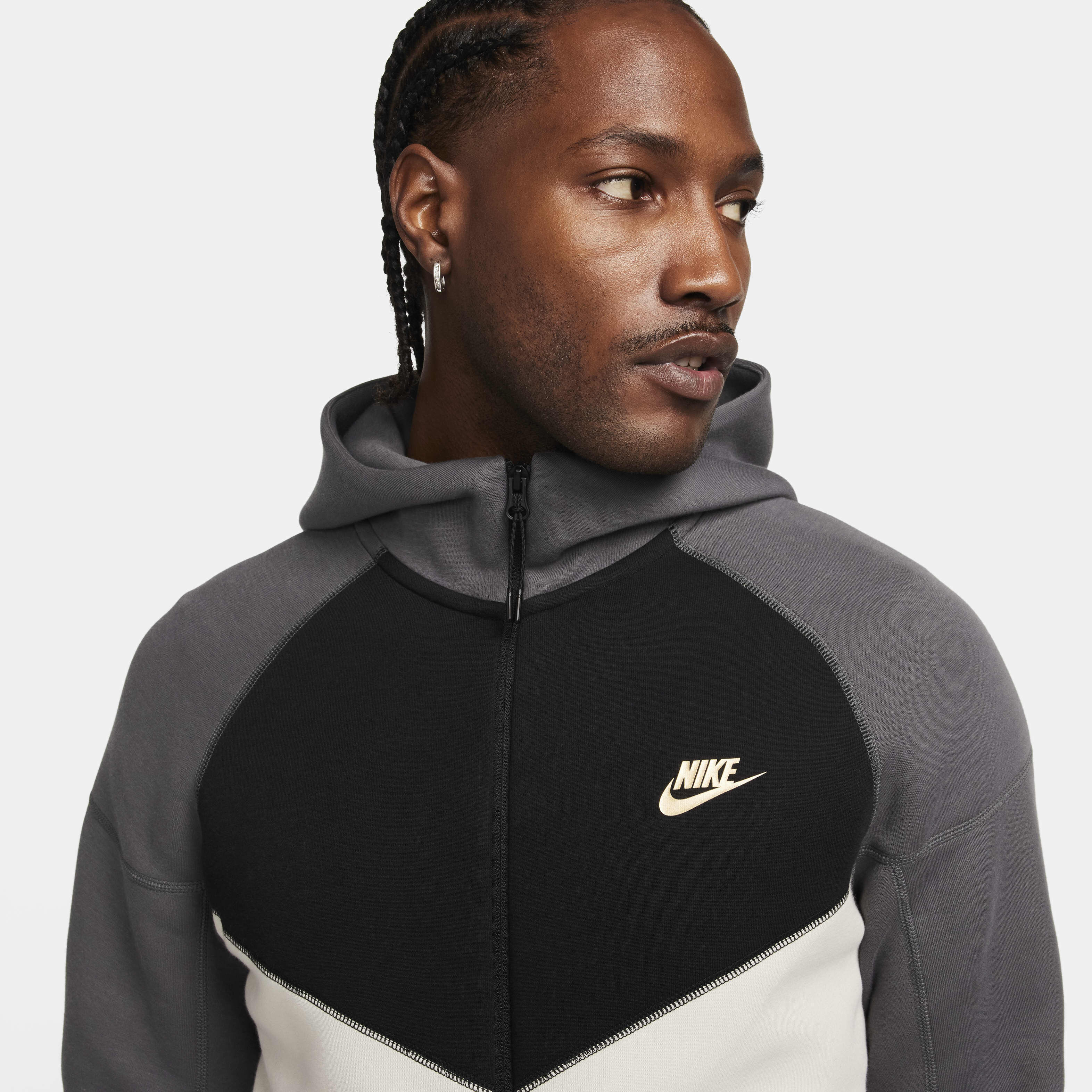 Nike sportswear tech fleece windrunner black new arrivals