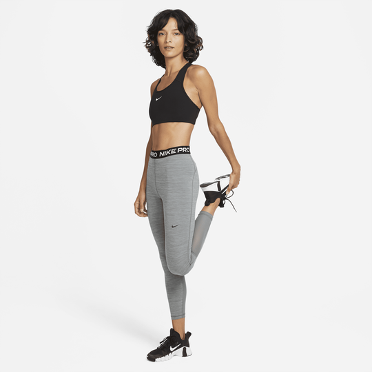Grey nike top pro leggings womens