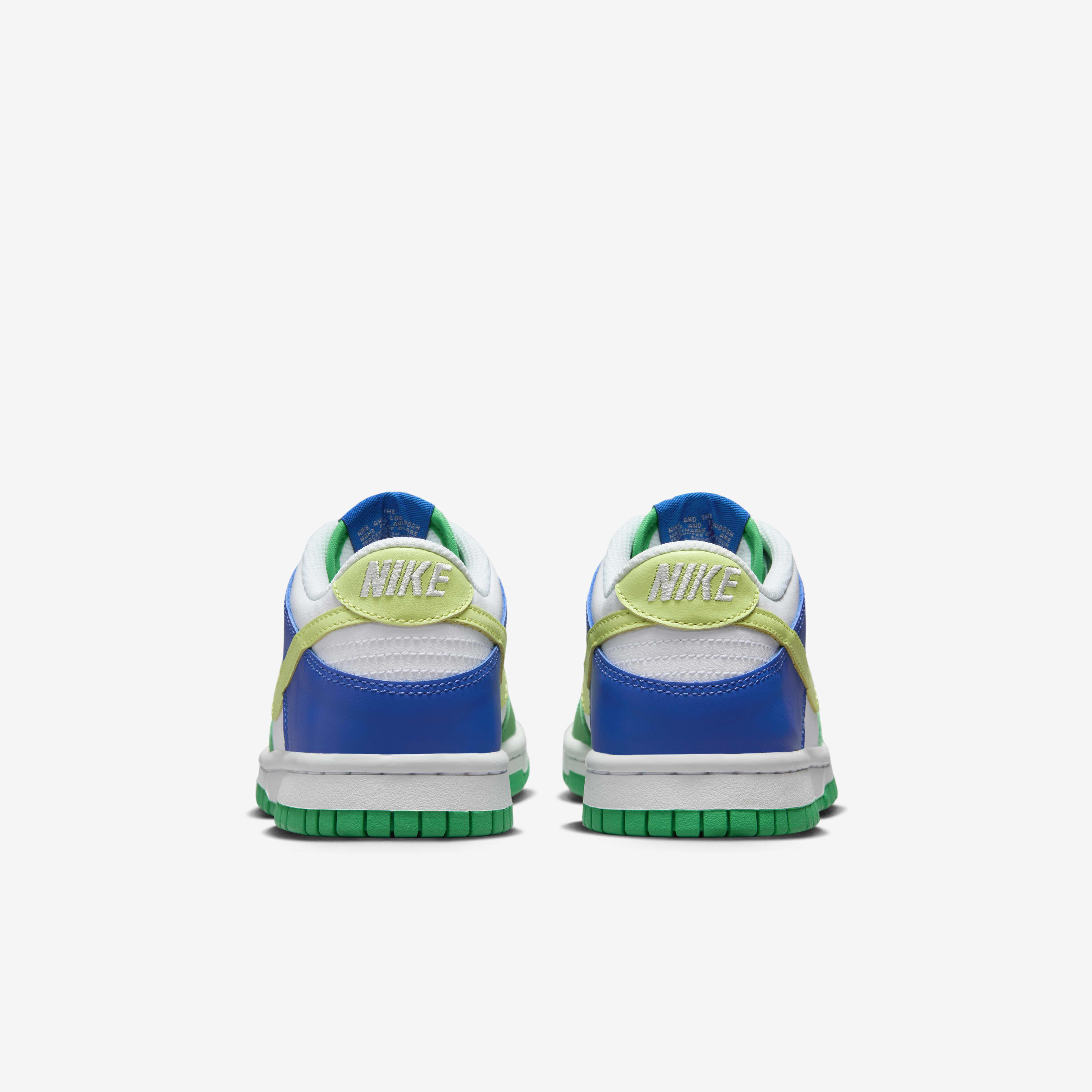 Buy Nike Dunk Low Older Kids' Shoes White/Stadium Green/Game