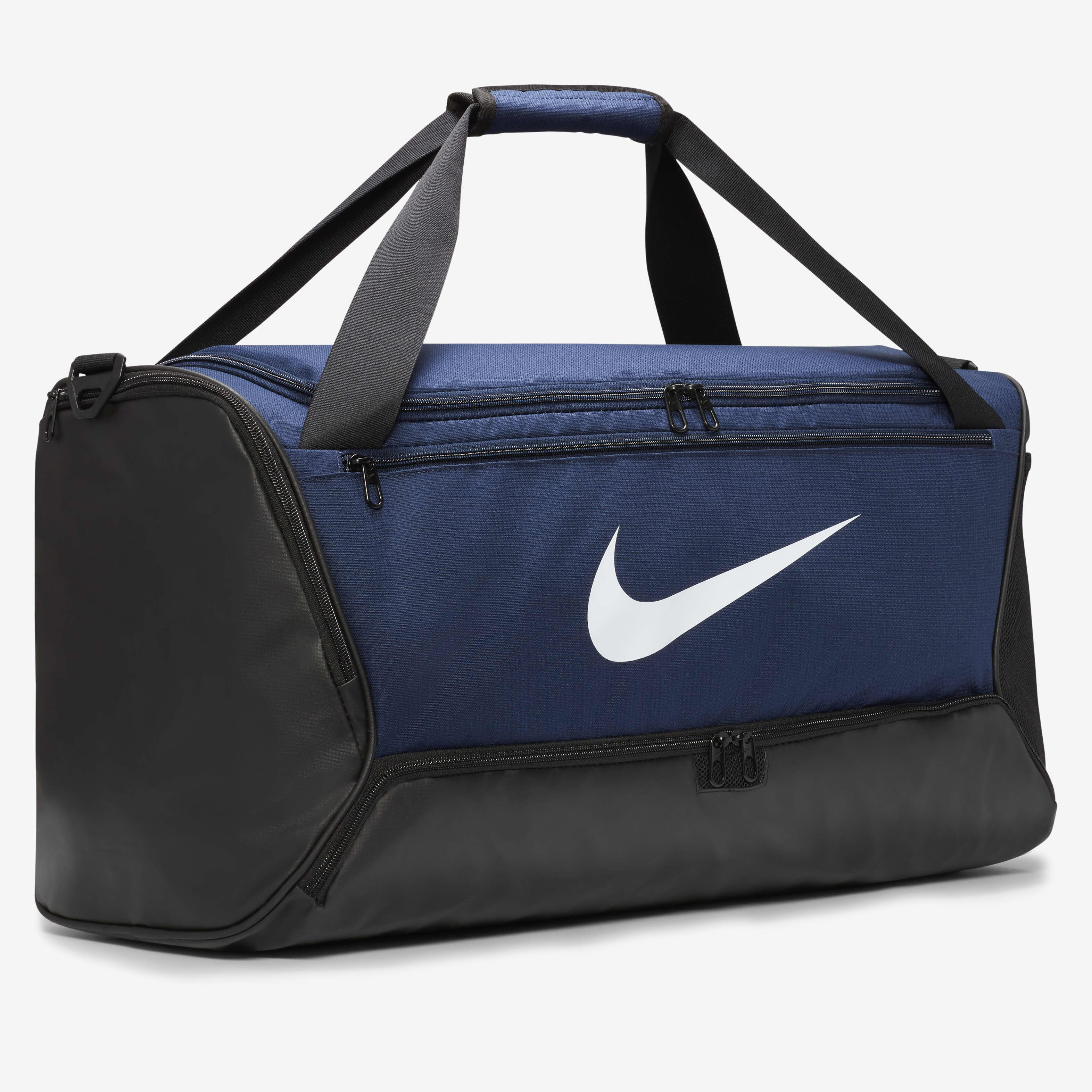 Nike brasilia 6 medium duffel bag black best sale