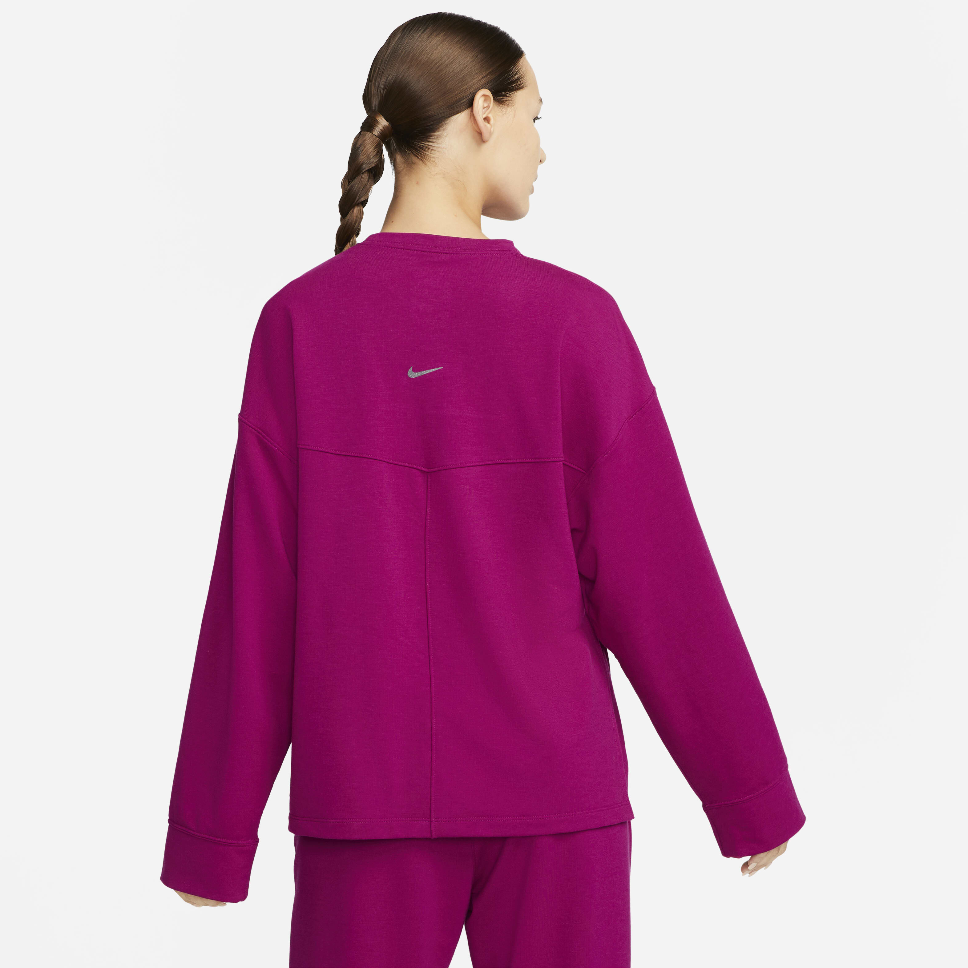 Buy Nike Yoga Dri FIT Women s Crew Sweatshirt Nike Saudi Official
