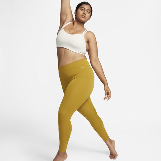 Orange-Nike, Nike Zenvy, Women's High-Waisted 7/8 Leggings