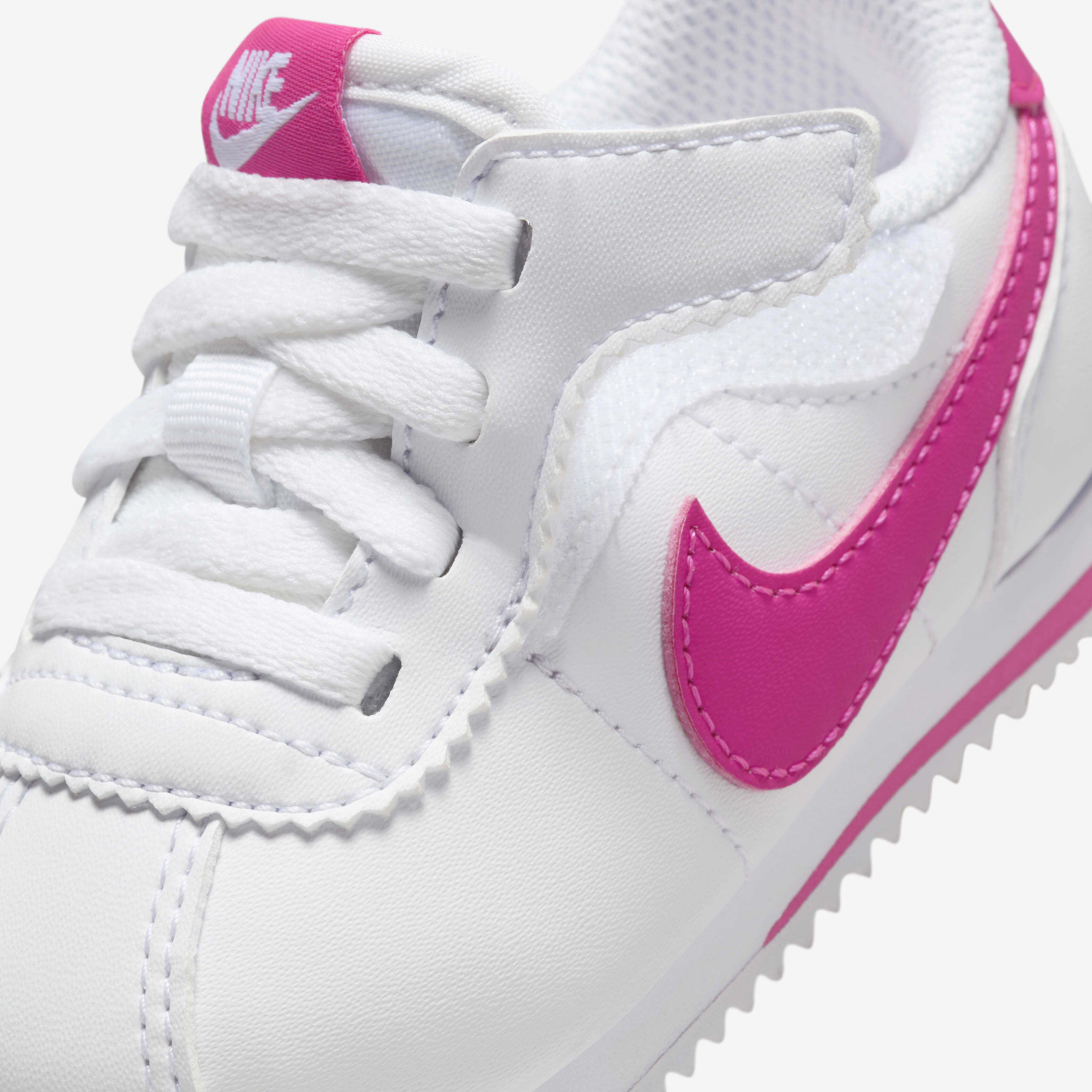Buy Nike Cortez EasyOn Baby Toddler Shoes White Laser Fuchsia Nike Saudi Official
