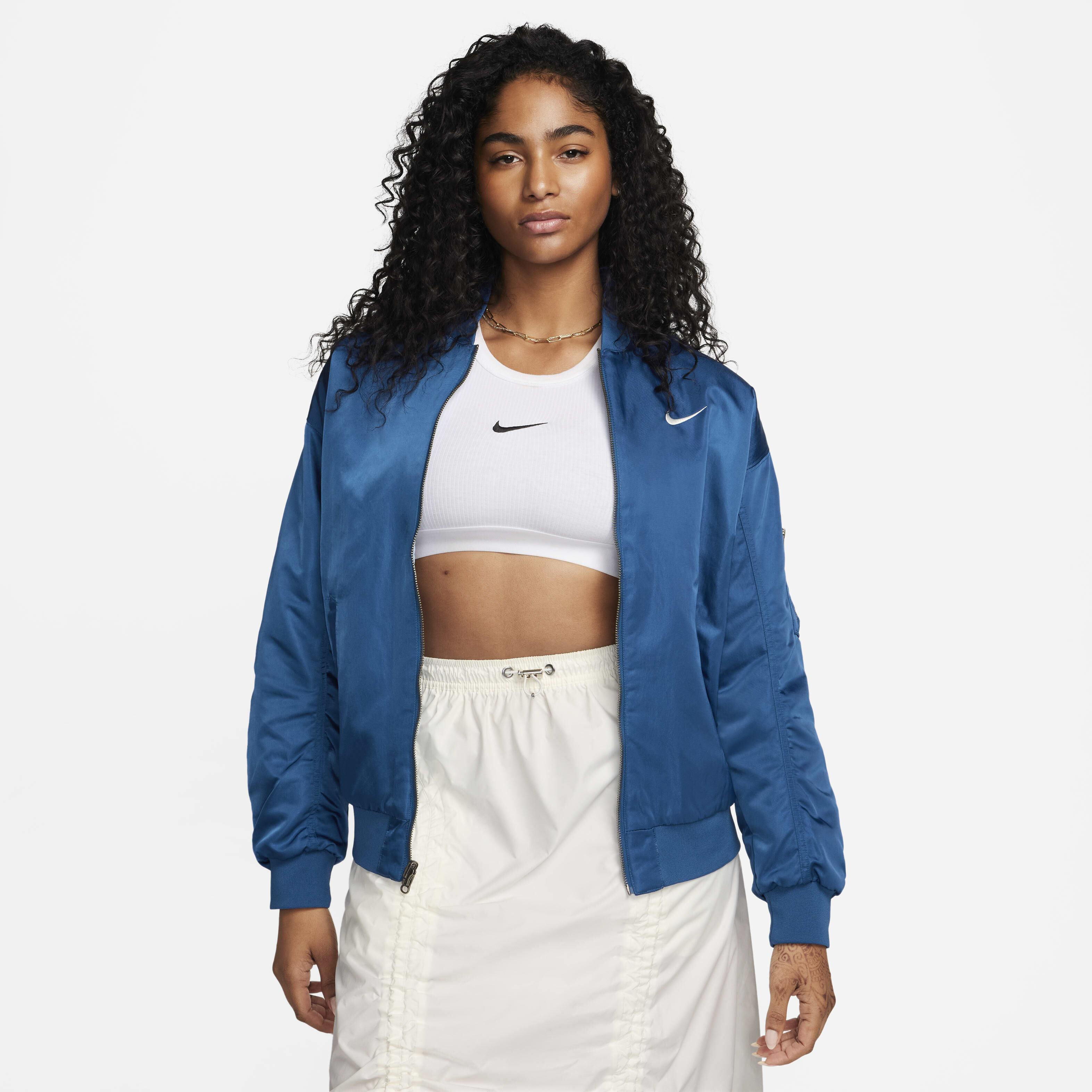 Bomber jacket womens nike hotsell