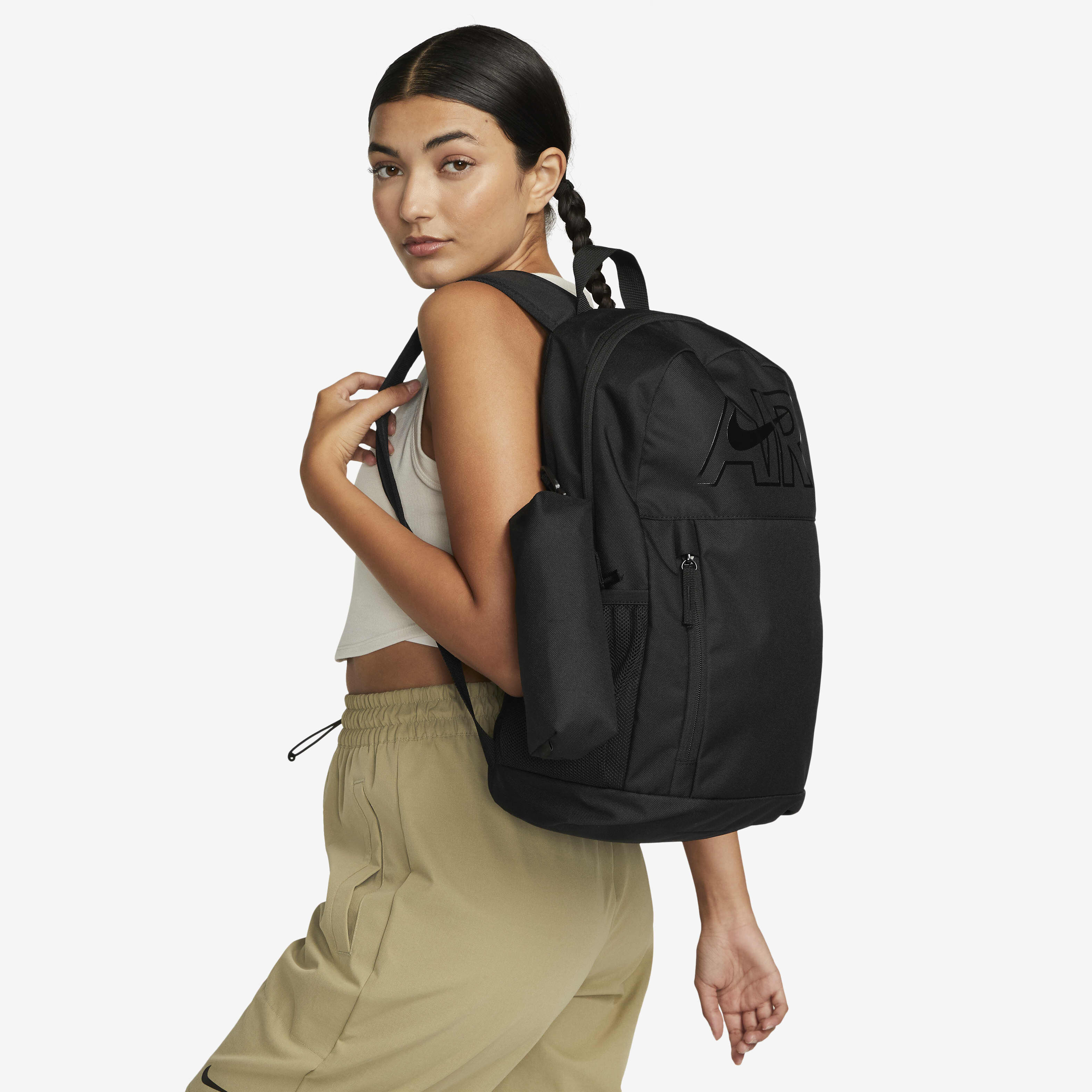 Nike elemental backpack with logo pocket front hotsell