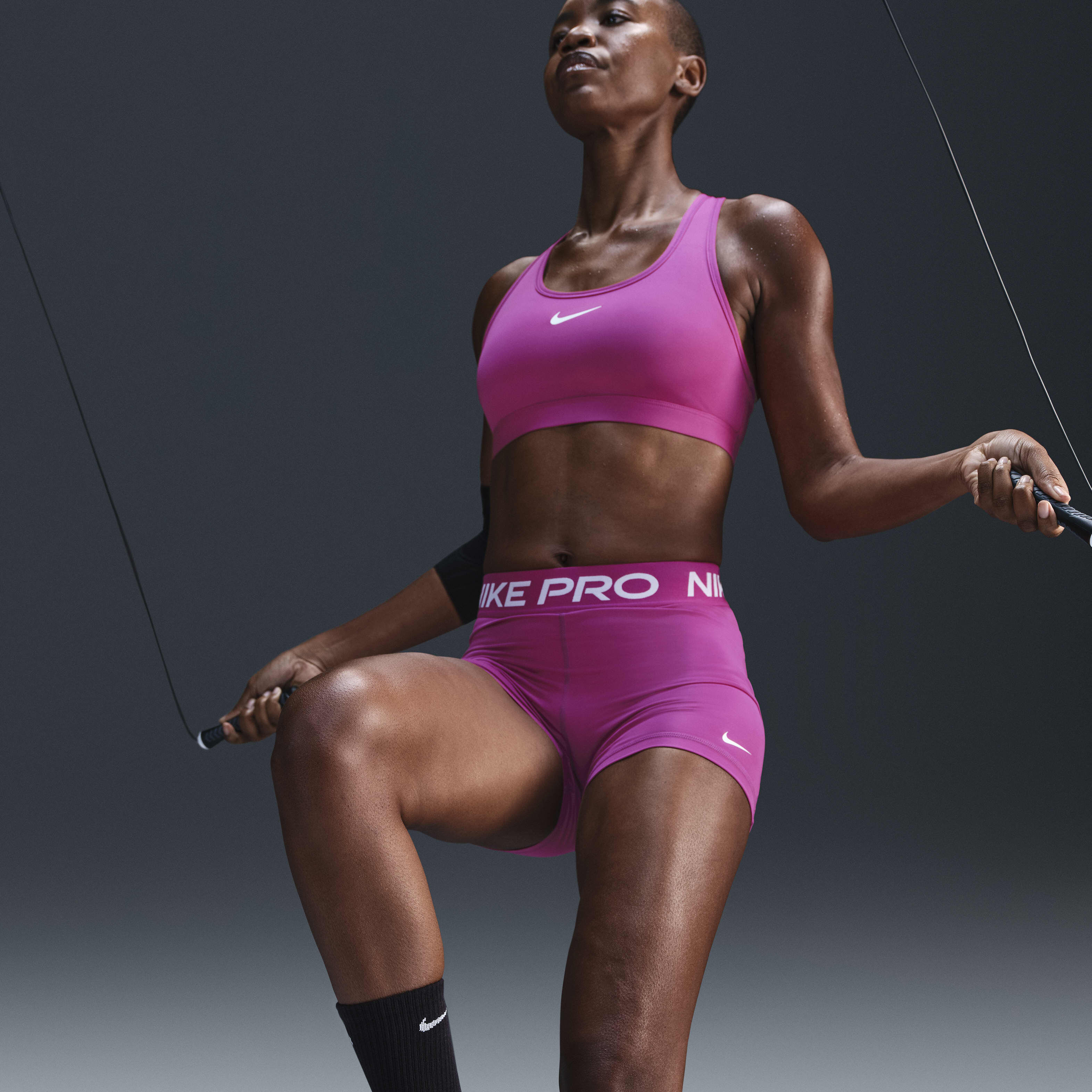 Nike pro womens jumper shop