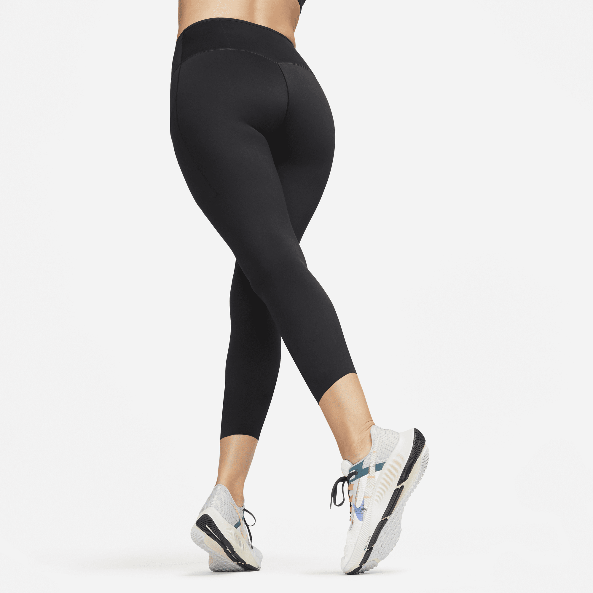 Shop Go Women s Firm Support Mid Rise Cropped Leggings with