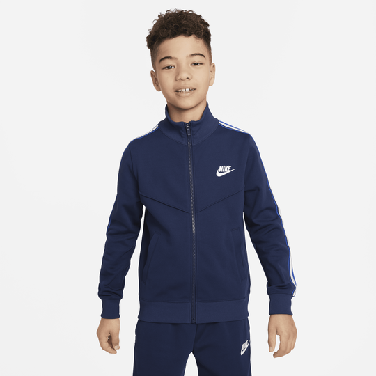 Blue nike top tracksuit junior