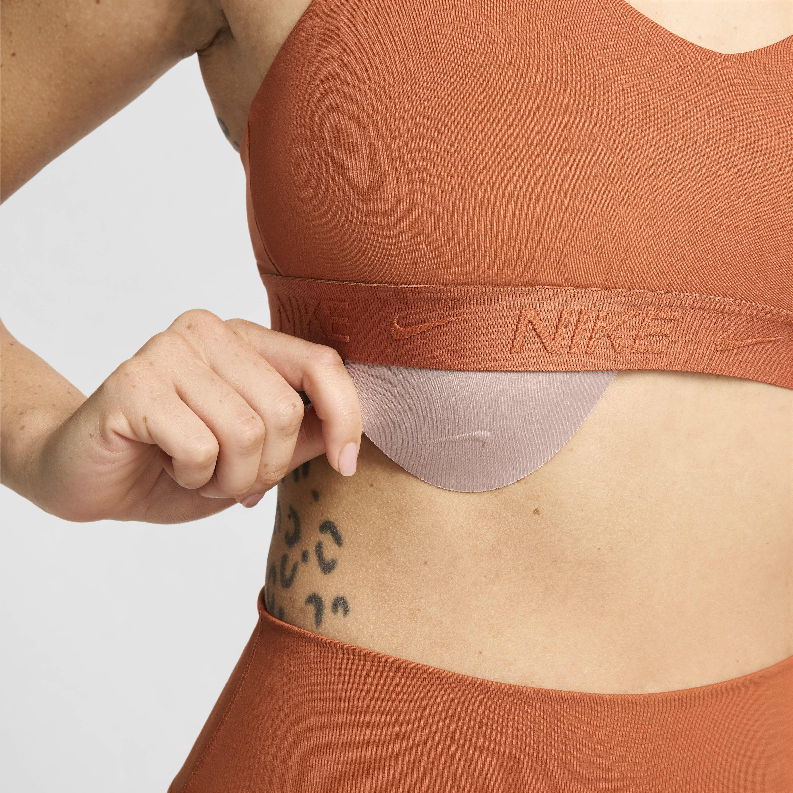 Peach nike sports bra new arrivals