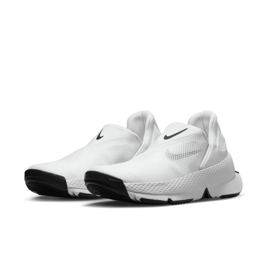 Nike white no lace shoes Clearance