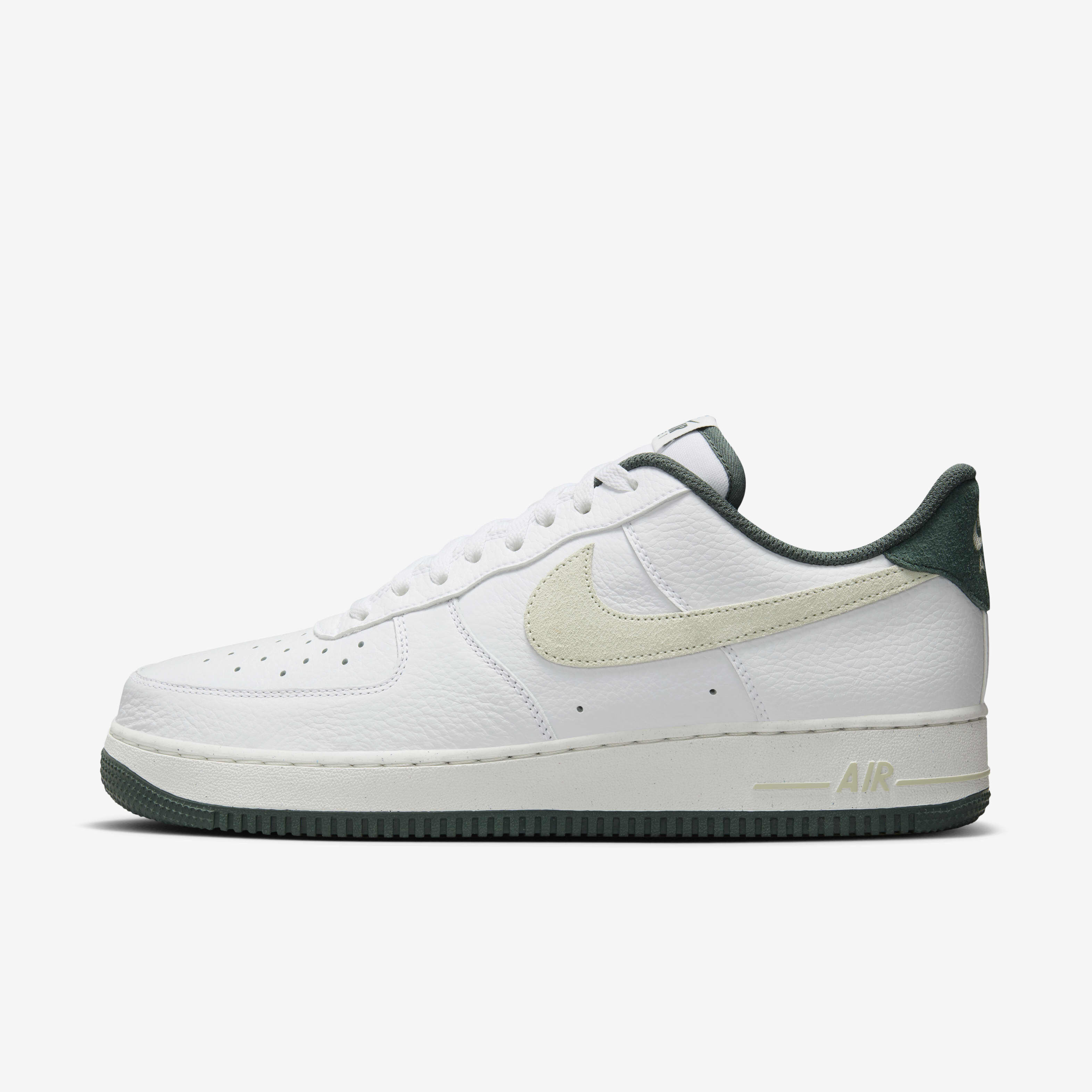 Buy Nike Air Force 1 07 LV8 Men s Shoes White Vintage Green Summit White Sea Glass Nike Saudi Official