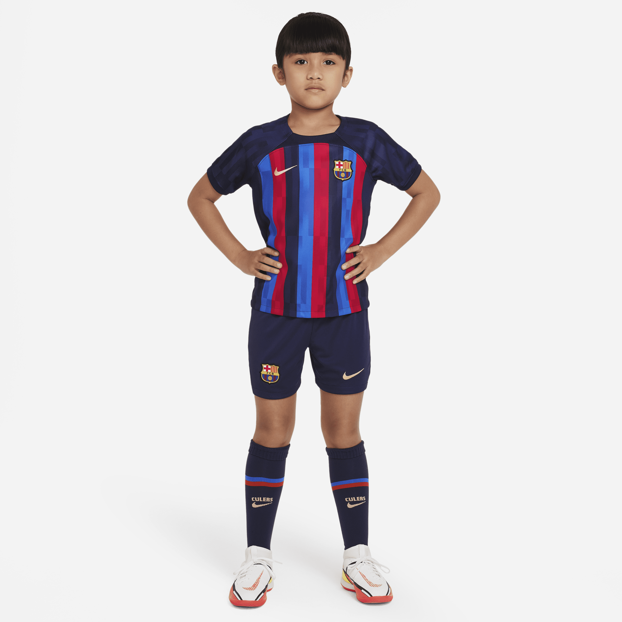 Barcelona boys football discount kit