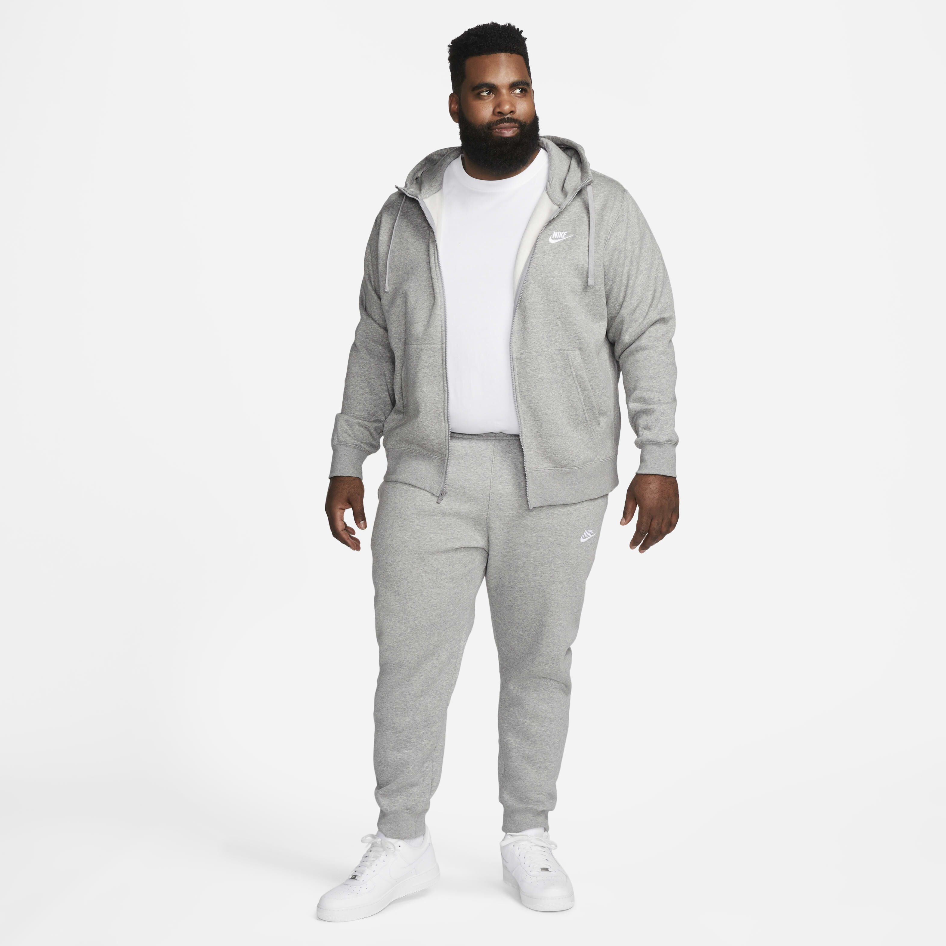 Buy Nike Sportswear Club Fleece Men's Full-Zip Hoodie - Dark