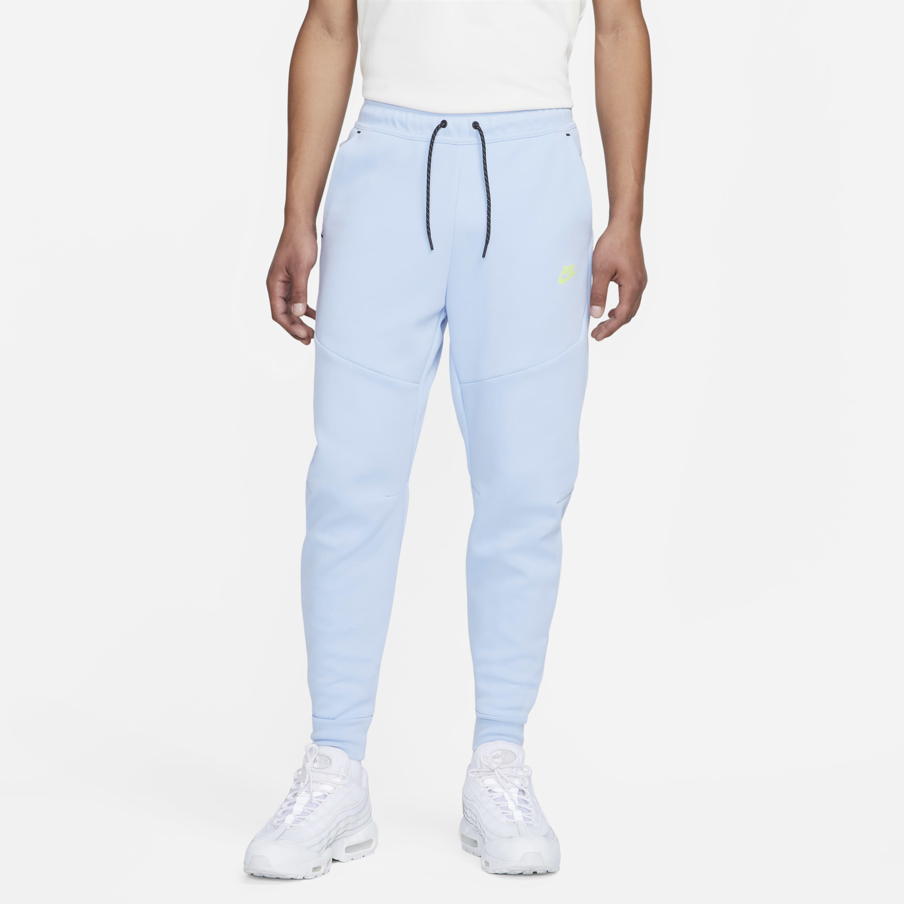 Nike tech fleece blue joggers on sale