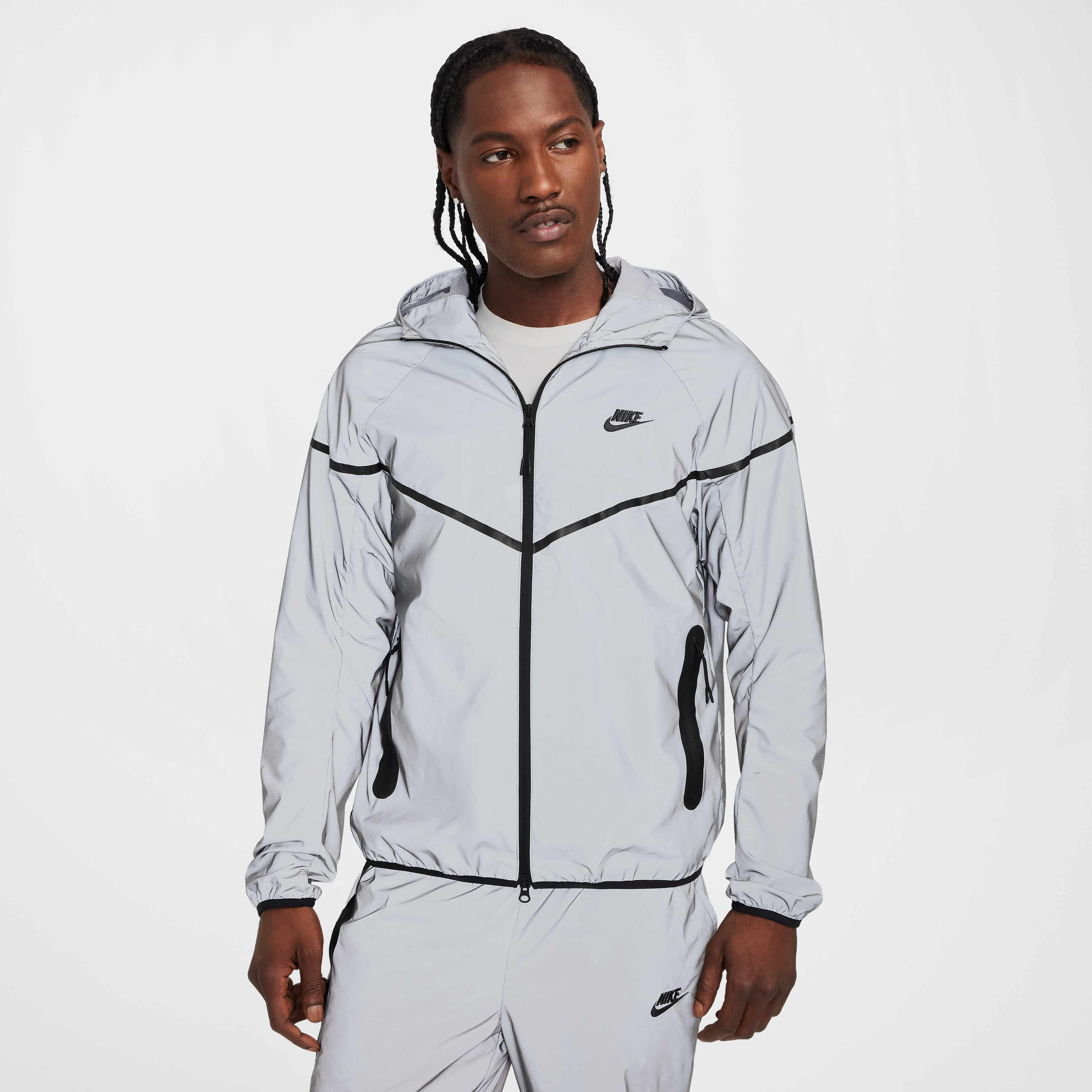 Buy Nike Tech Men's Woven Reflective Design Jacket - Reflect