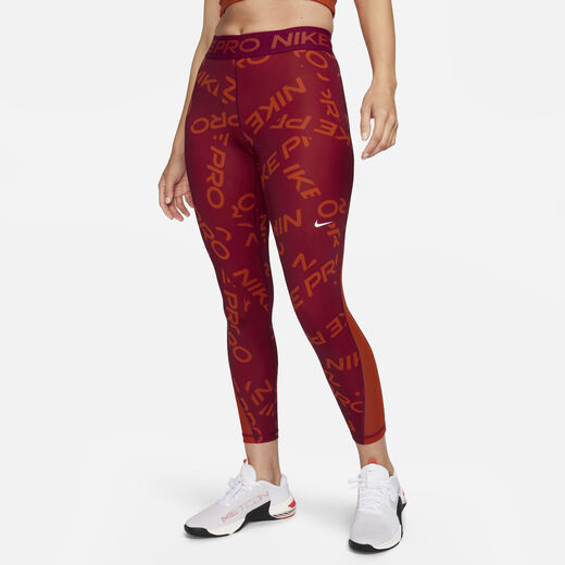 Crops & Capris-Nike, Nike Pro, Women's Mid-Rise 7/8 Printed Leggings