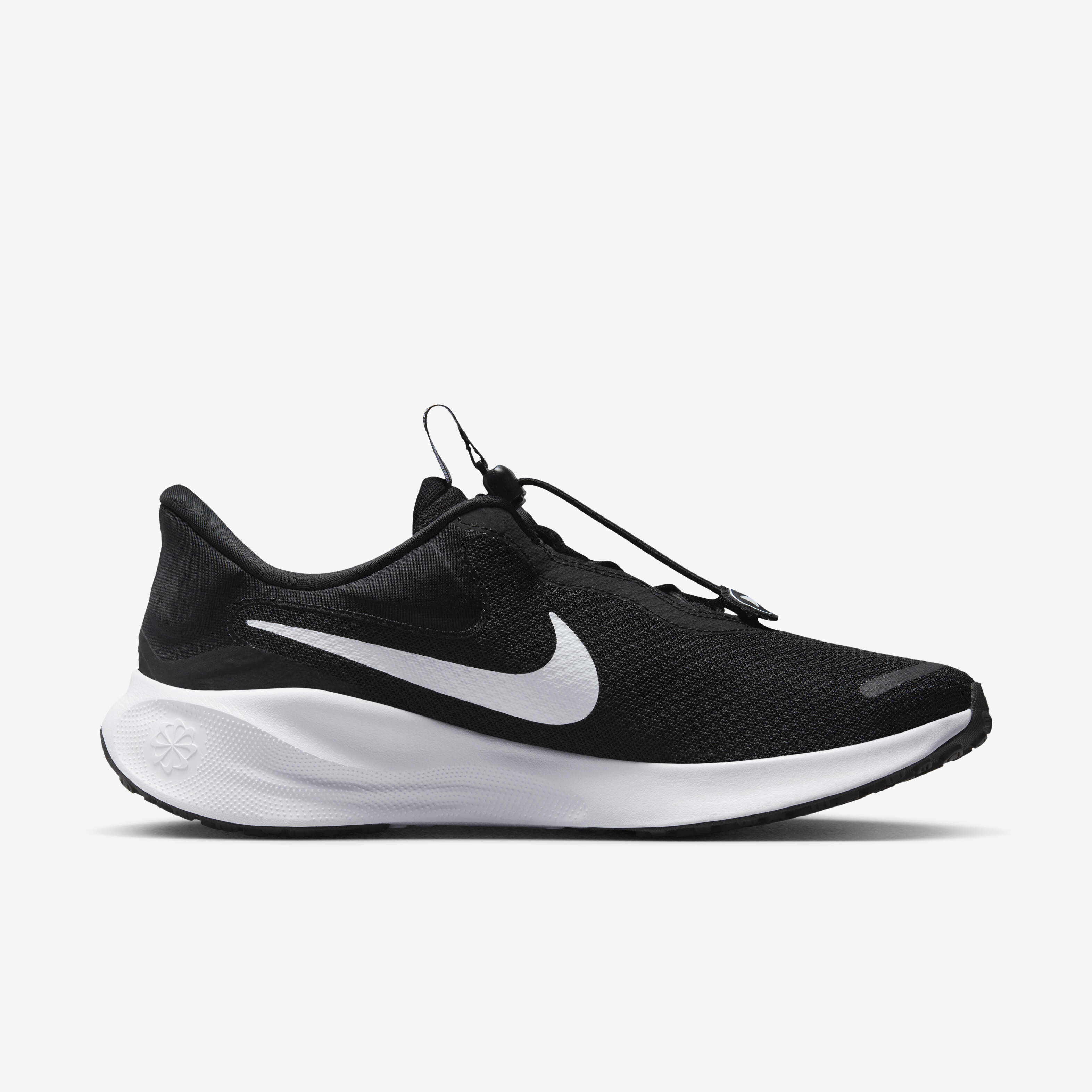 Buy Nike Revolution 7 EasyOn Men s Road Running Shoes Black White Nike Saudi Official
