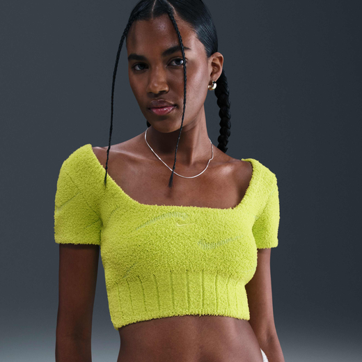 New In Women's Short Sleeves Shirts-Nike, Nike Sportswear Phoenix Cosy Bouclé, Women's Short-Sleeve Cropped Knit Top New In Women's Short Sleeves Shirts-Nike, Nike Sportswear Phoenix Cosy Bouclé, Women's Short-Sleeve Cropped Knit Top