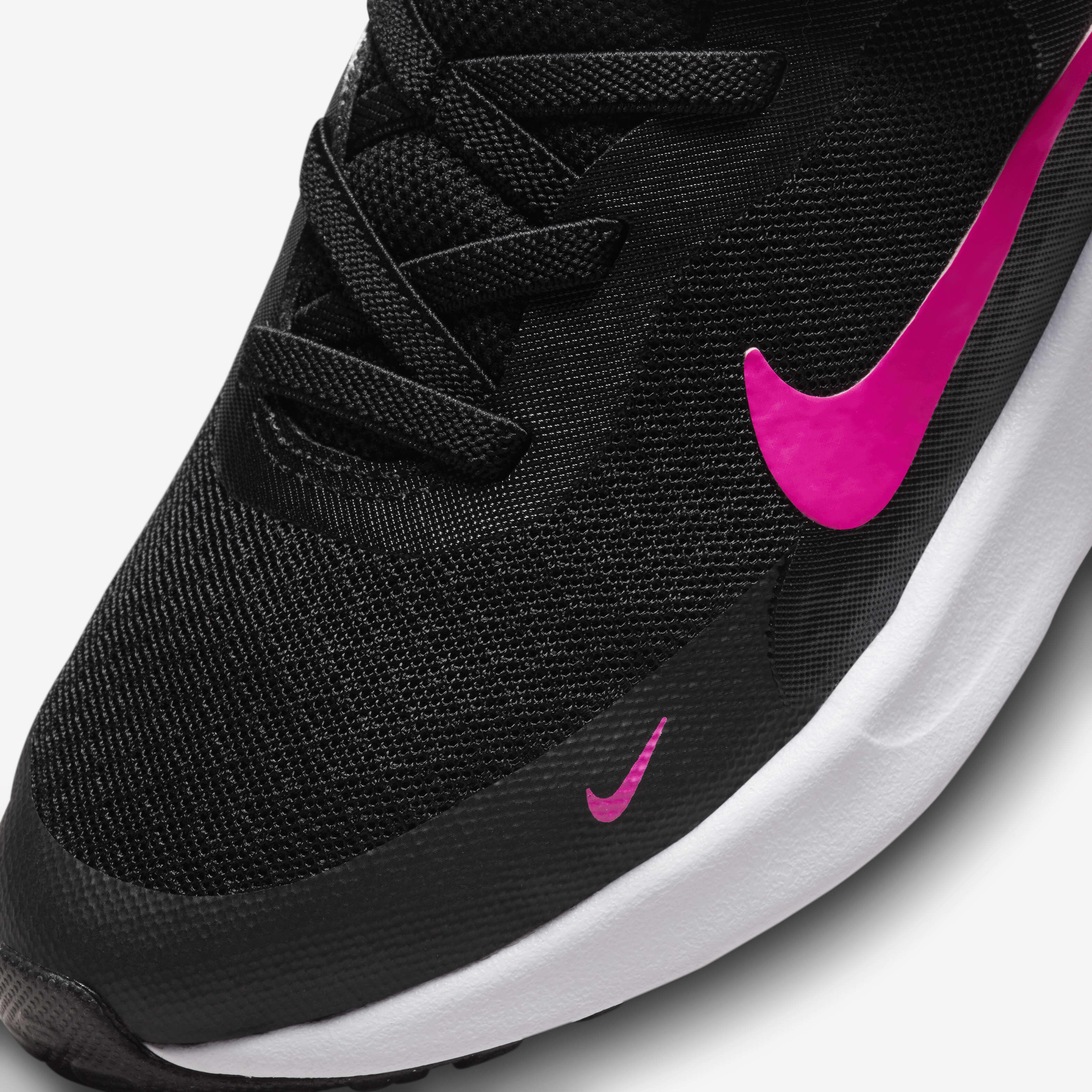 Nike kids revolution 3 pink and black clearance