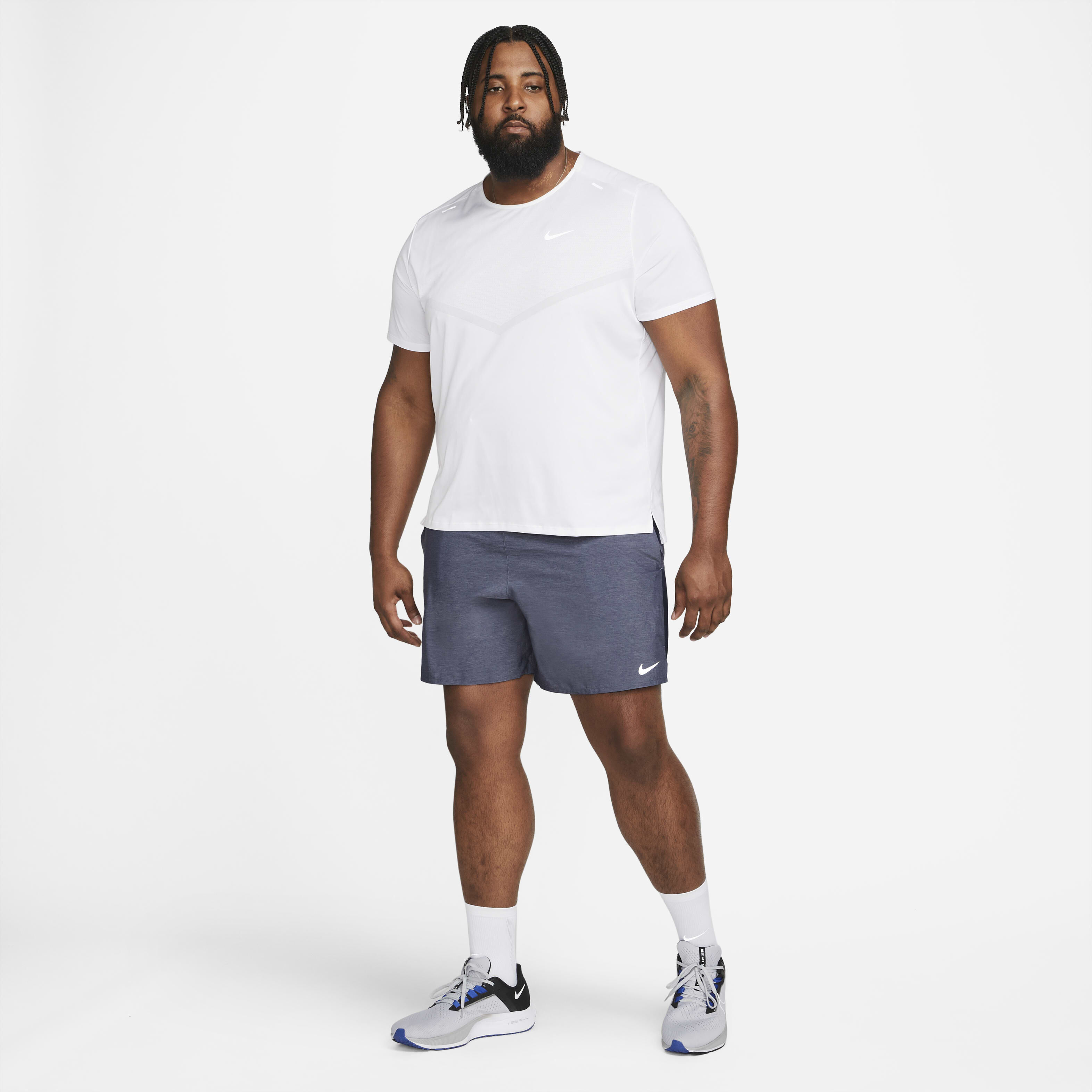 【Nike】Challenger/Dri-FIT 18cm/2-in-1/ランニングショーツ Buy Nike Challenger Men's 2-in-1 Running Shorts - Obsidian