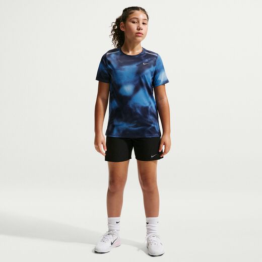 New In Kids' Short Sleeves Shirts-Nike, Nike Miler, Kids' Dri-FIT Short-Sleeve Running Top