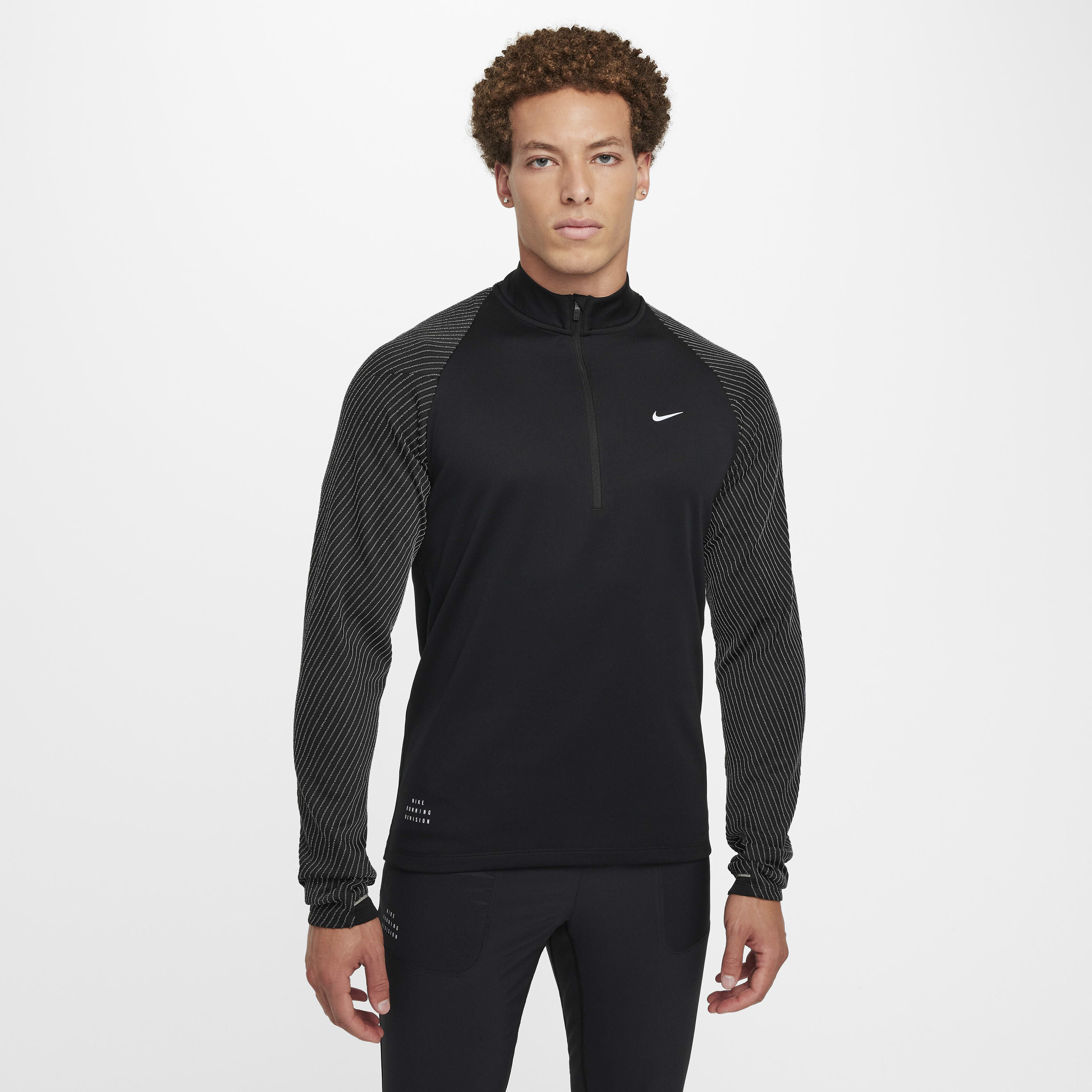 Buy Nike Running Division Men's Dri-FIT 1/2-zip Running Top - Black | Nike  Saudi Official