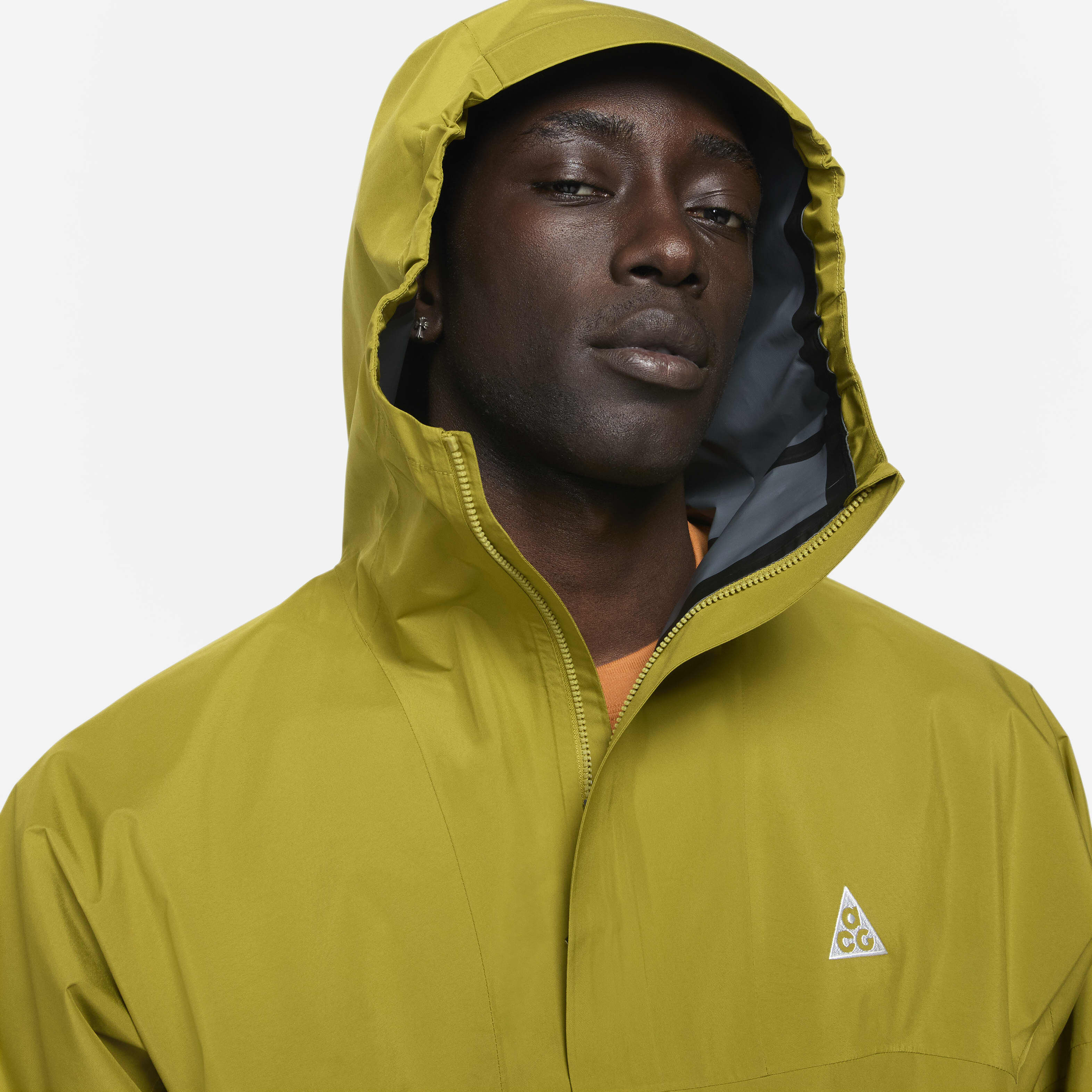 キャンXL NIKE ACG Cascade Rains Hoodie Men's Size S - Nike ACG Storm-Fit Cascade Rain Blue Full ZIP