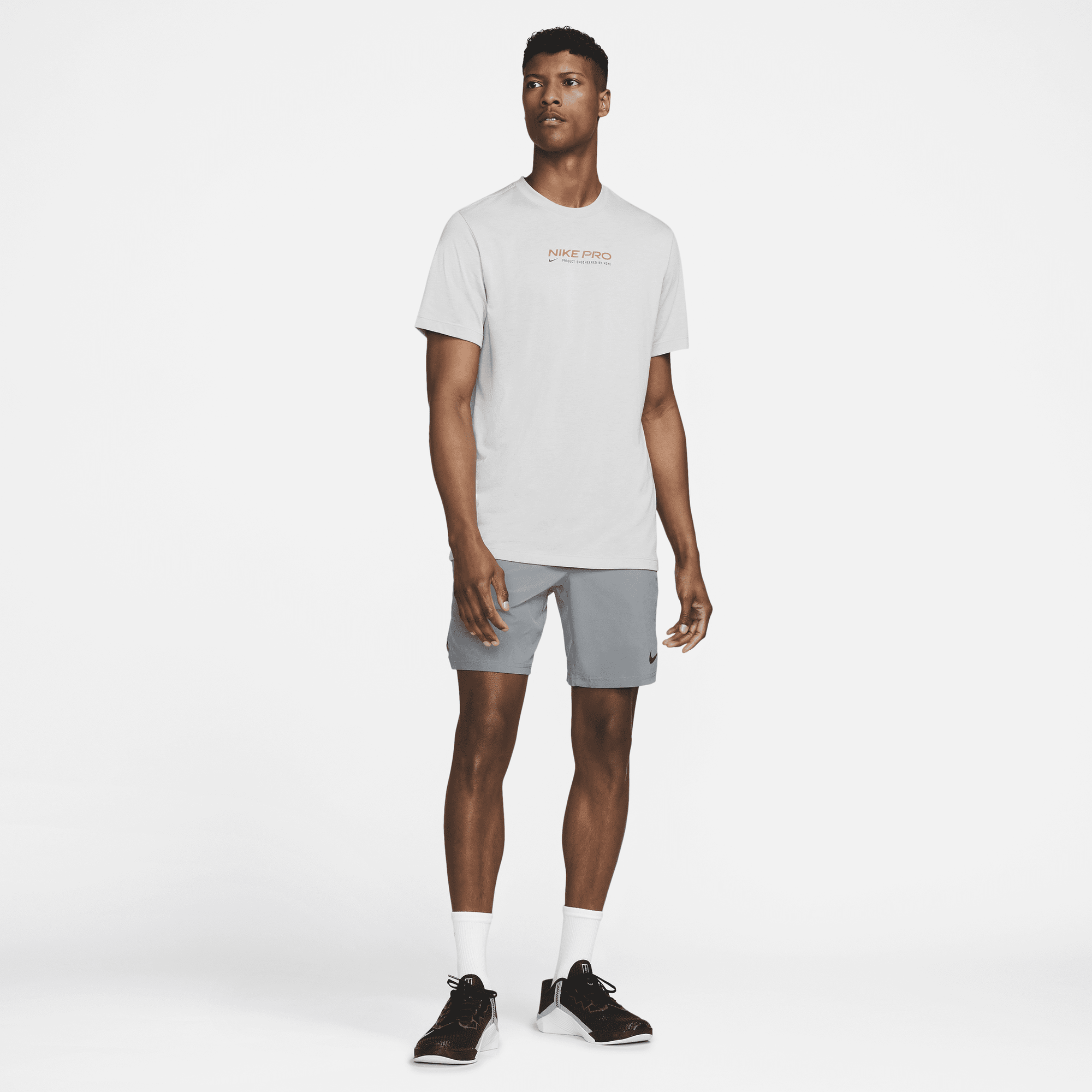 Shop Pro Dri FIT Flex Vent Max Men s 21cm Training Shorts Nike KSA